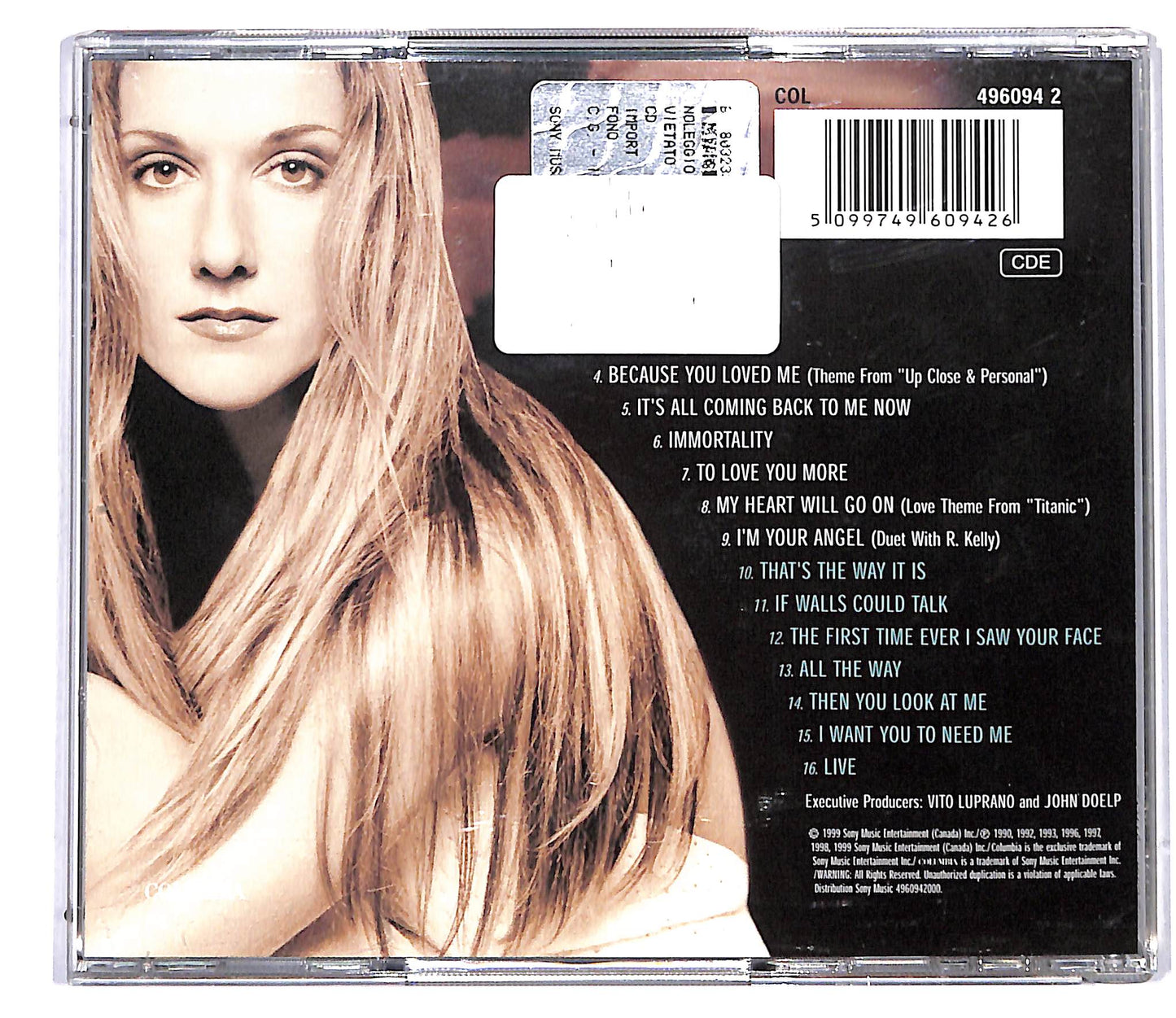 EBOND Celine - All The Way... A Decade Of Song CD CD116951