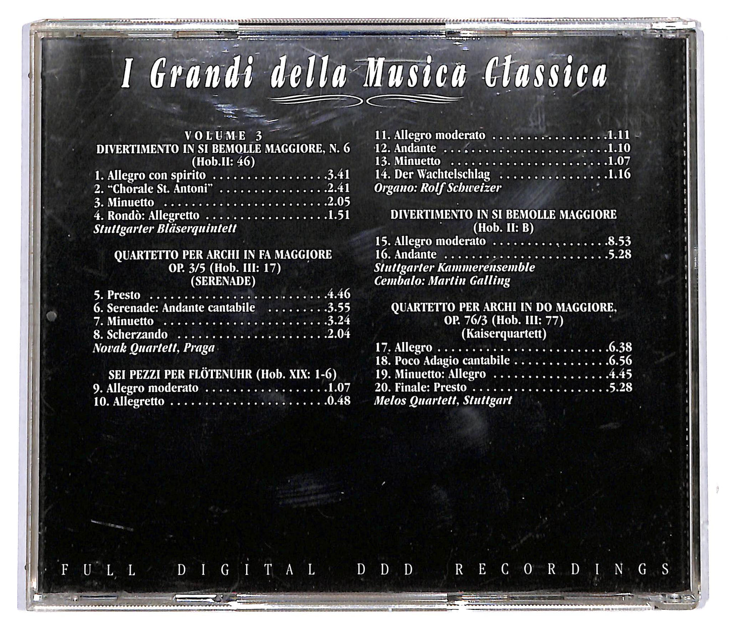 EBOND I Grandi Della Musica Classica - Haydn Vol III CD CD116956