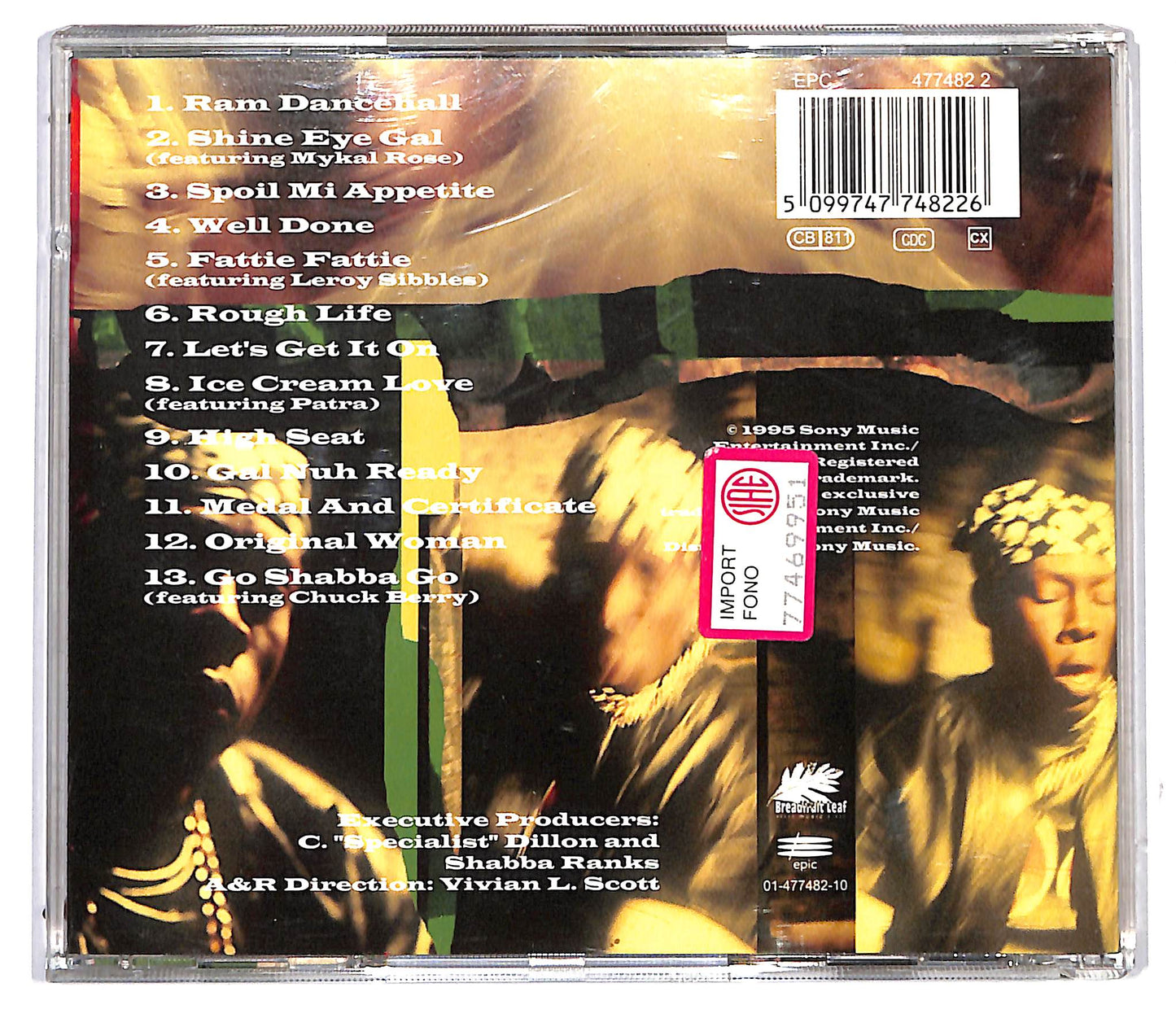 EBOND Shabba Ranks - A Mi Shabba CD CD117006