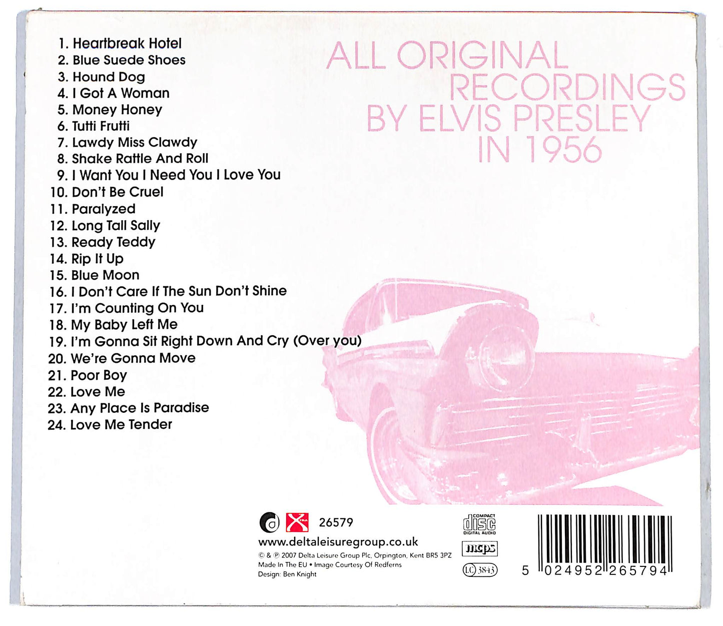 EBOND Elvis Presley - Pink Cadillac - 24 Original Recordings Of 1956 CD CD117020