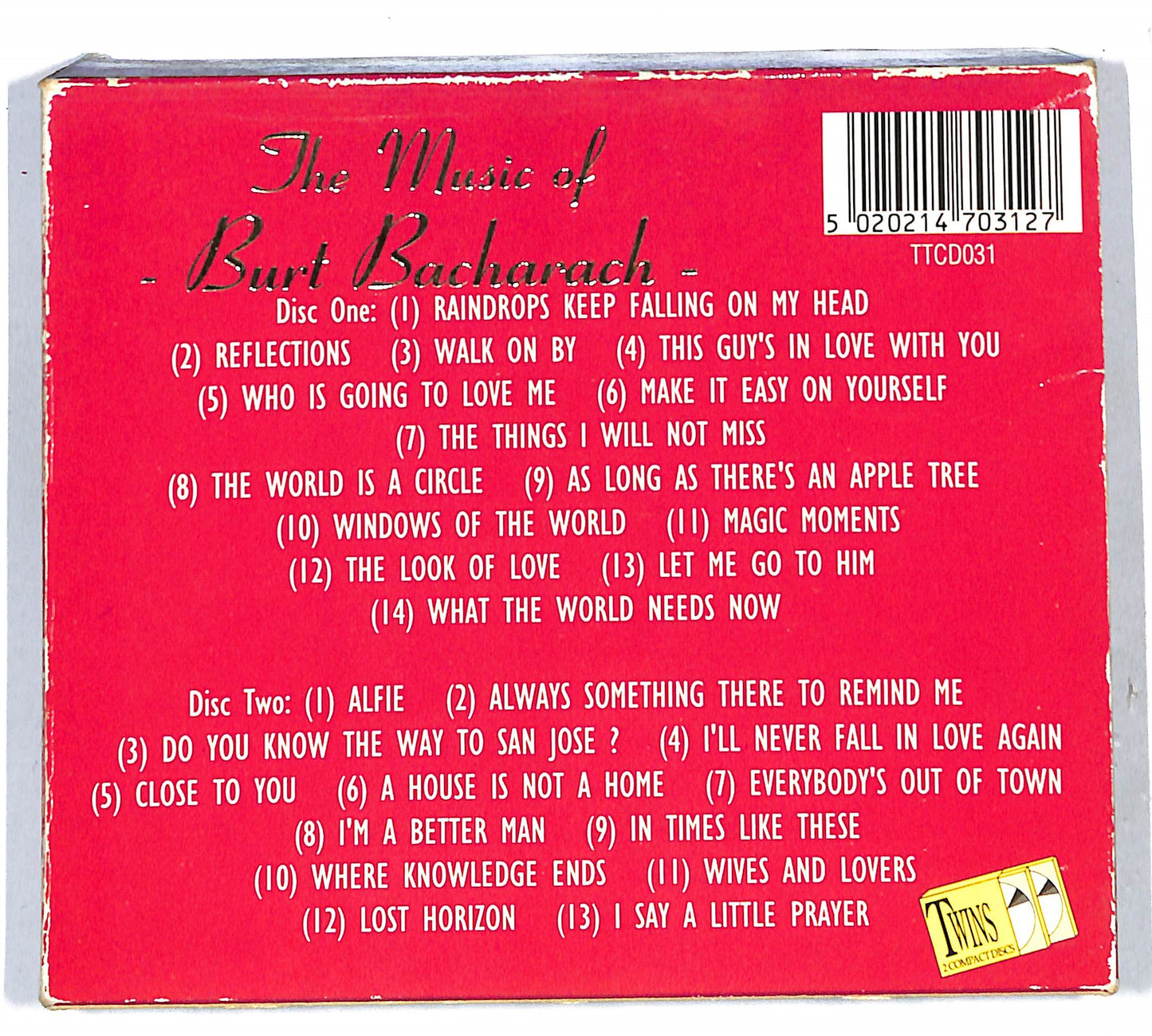 EBOND Burt Bacharach - The Music Of Burt Bacharach CD CD117024