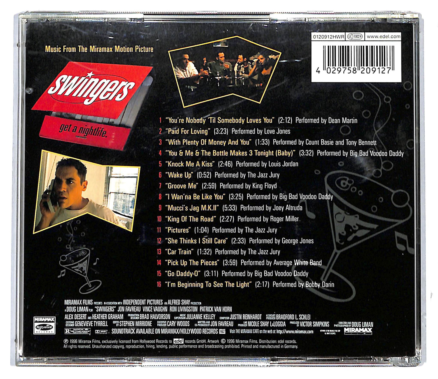 EBOND Various - Swingers. Get A Nightlife CD CD117046