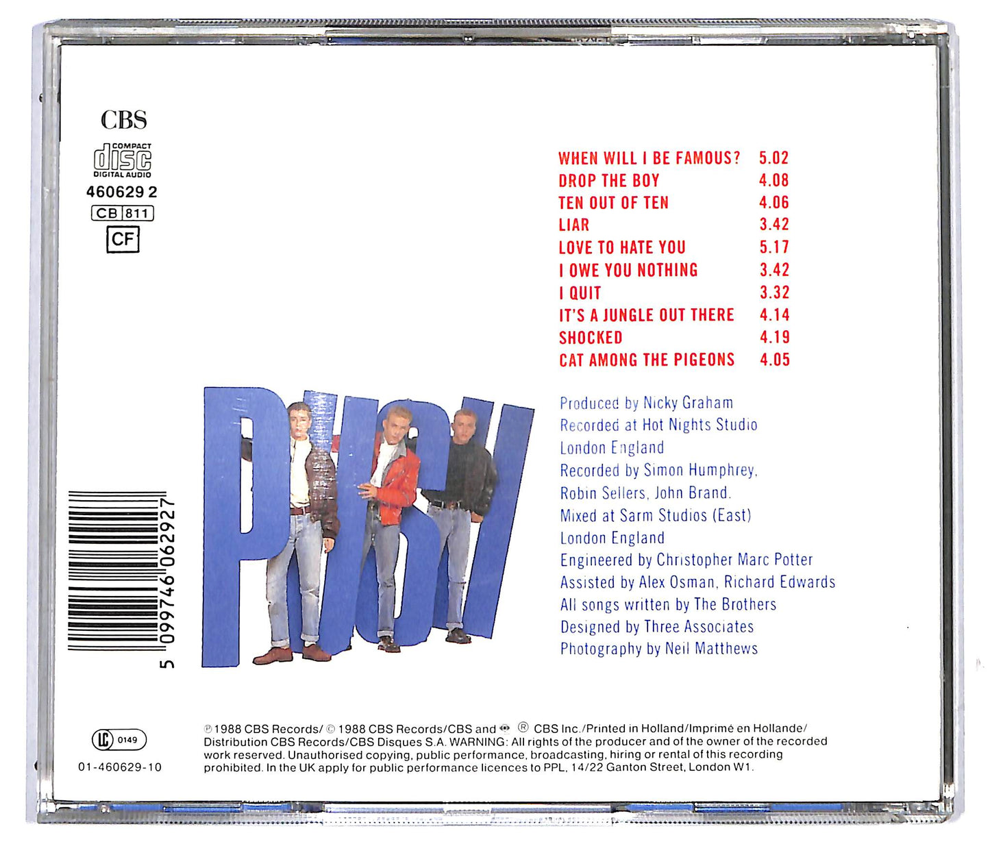 EBOND Bros - Push CD CD117140