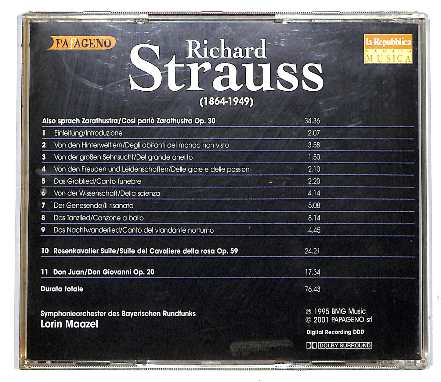 EBOND Richard Strauss - Also Sprach Zarathustra CD CD117203