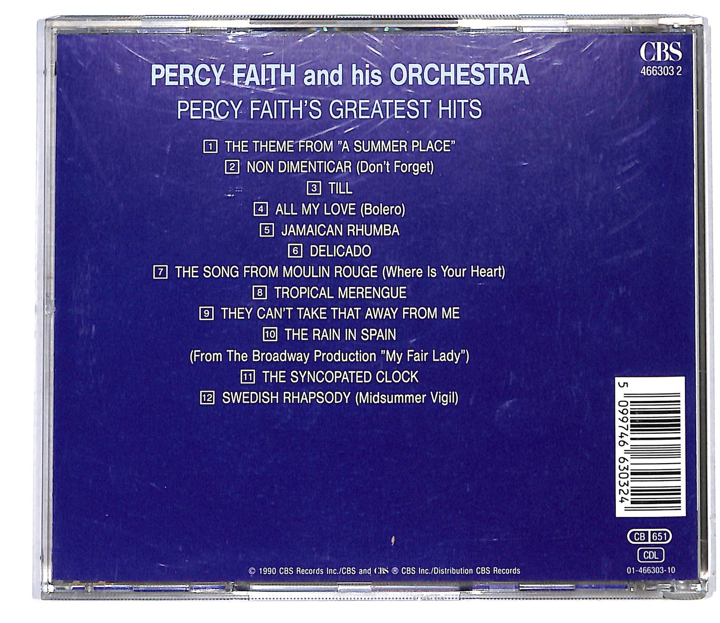 EBOND Percy Faith & His Orchestra - Percy Faith's Greatest Hits CD CD117308