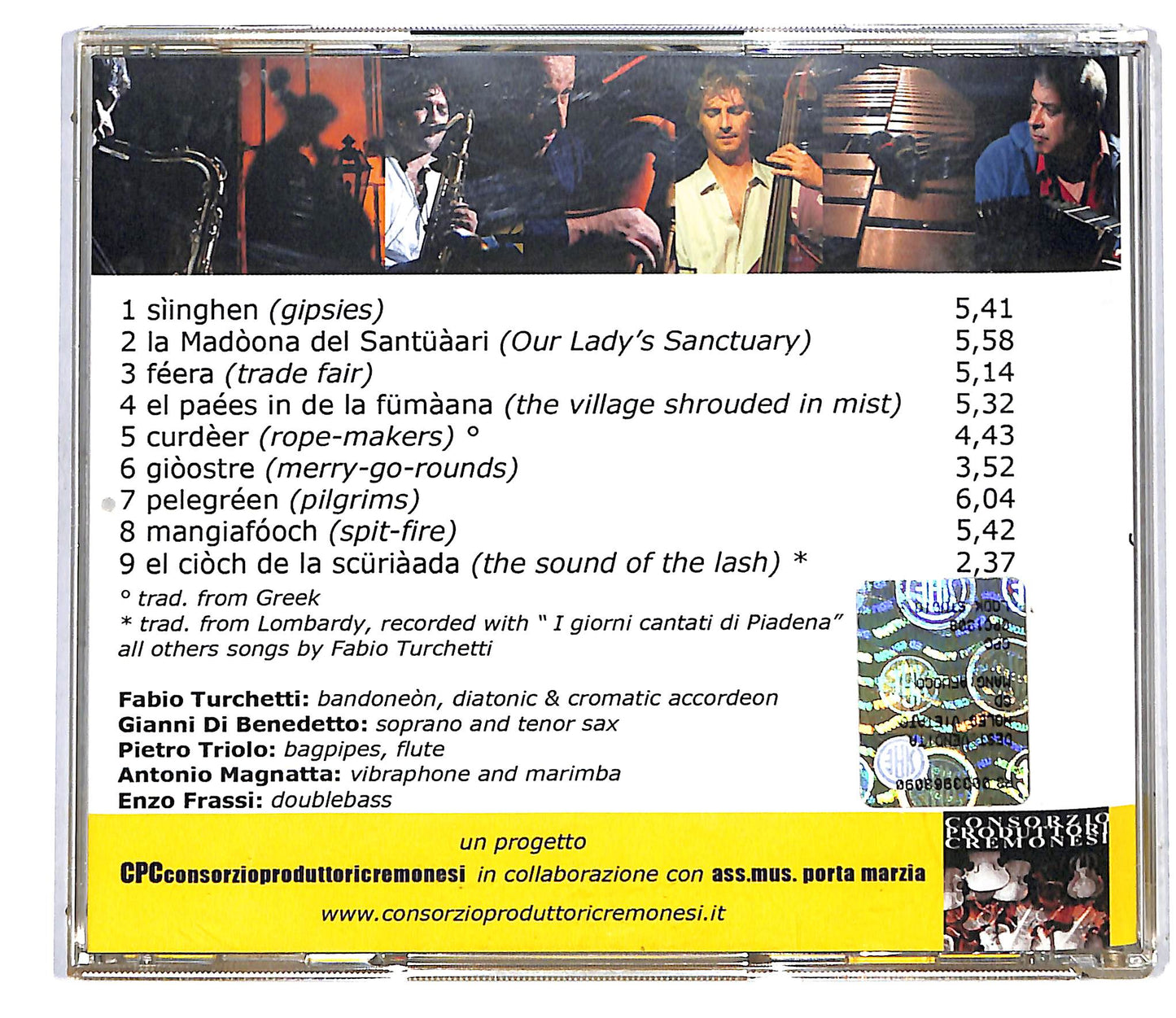 EBOND Fabio Turchetti 5et - Mangiafuoco CD CD117317