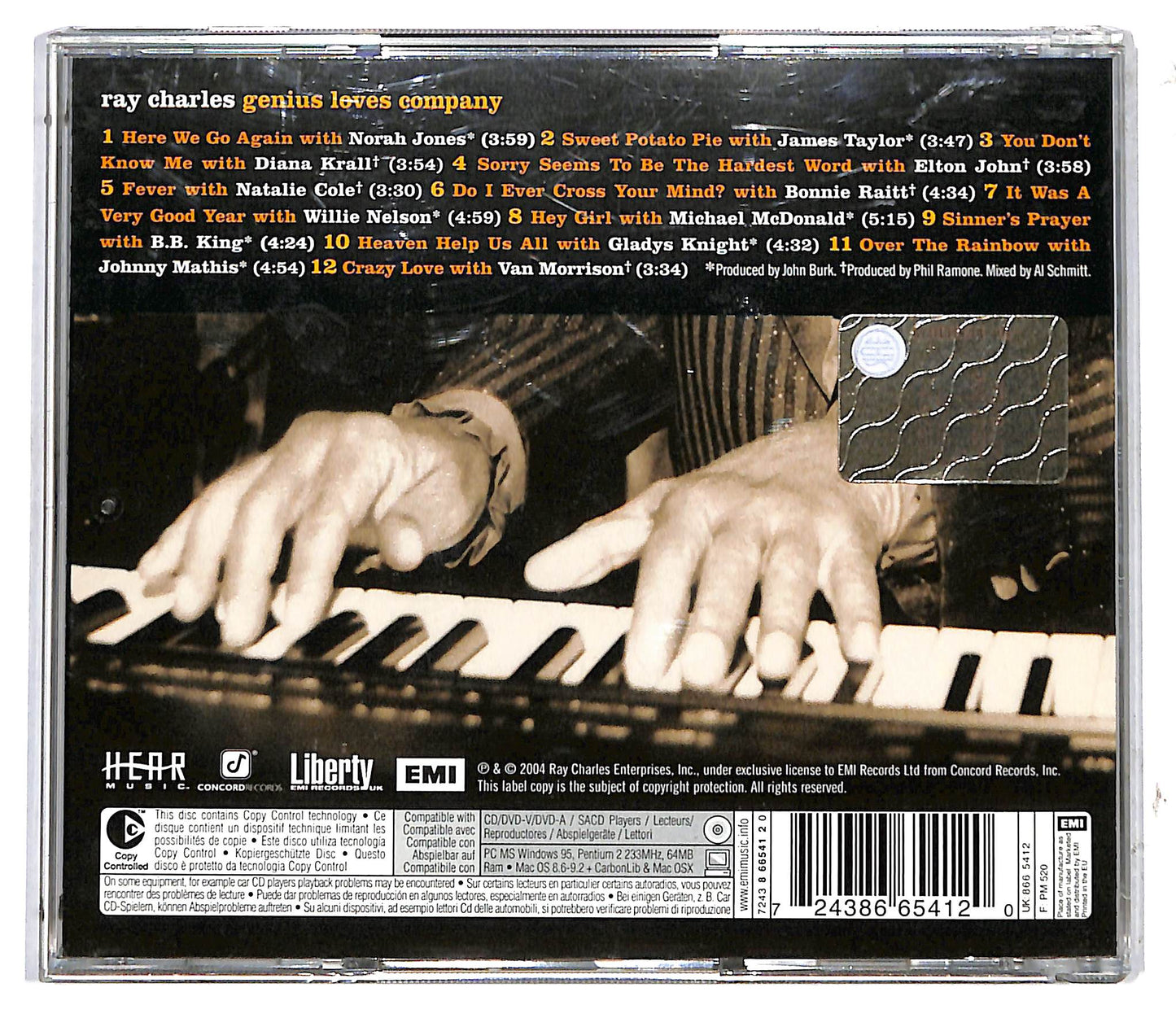 EBOND Ray Charles - Genius Loves Company CD CD117403