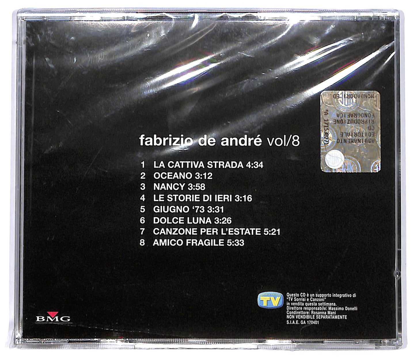 EBOND Fabrizio De Andre - Vol.8 EDITORIALE CD CD117447
