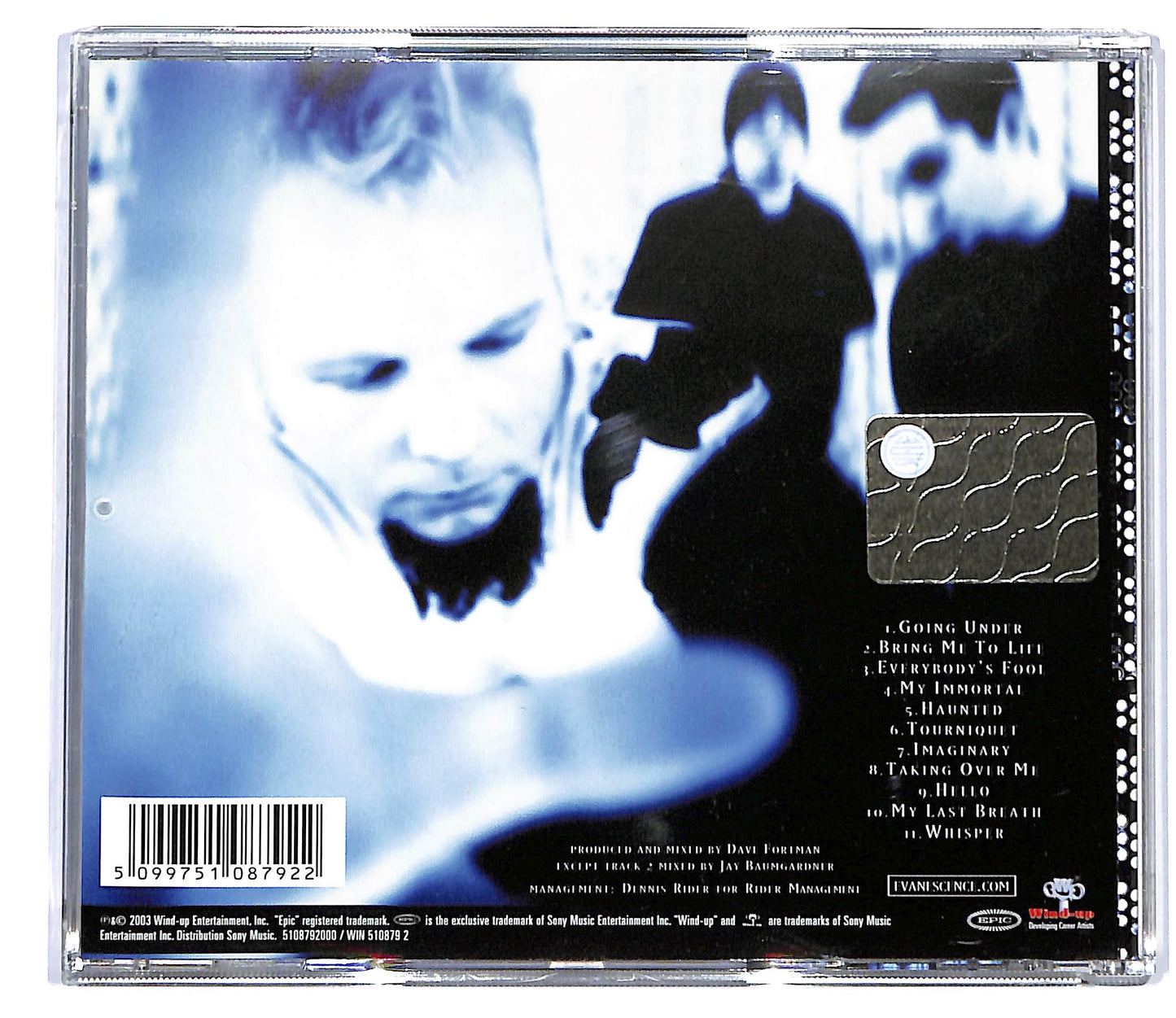 EBOND Evanescence - Fallen CD CD117620