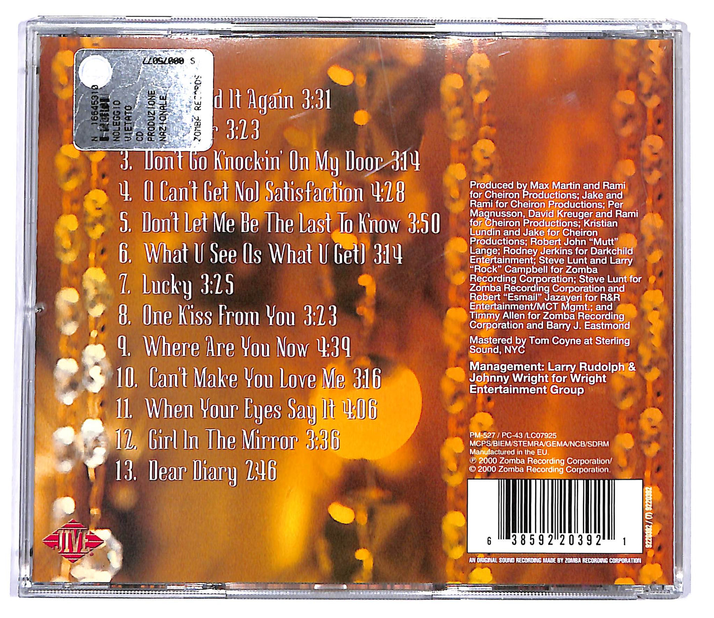 EBOND Britney Spears - Oops!...I Did It Again CD CD117631