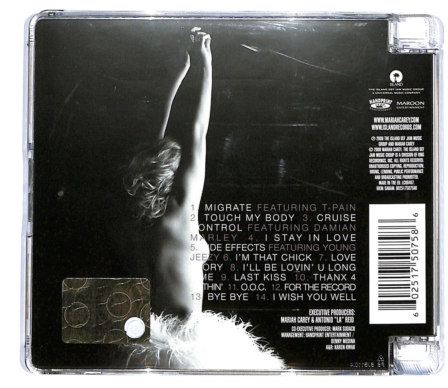EBOND Mariah Carey - E=MC² SJB CD CD117647