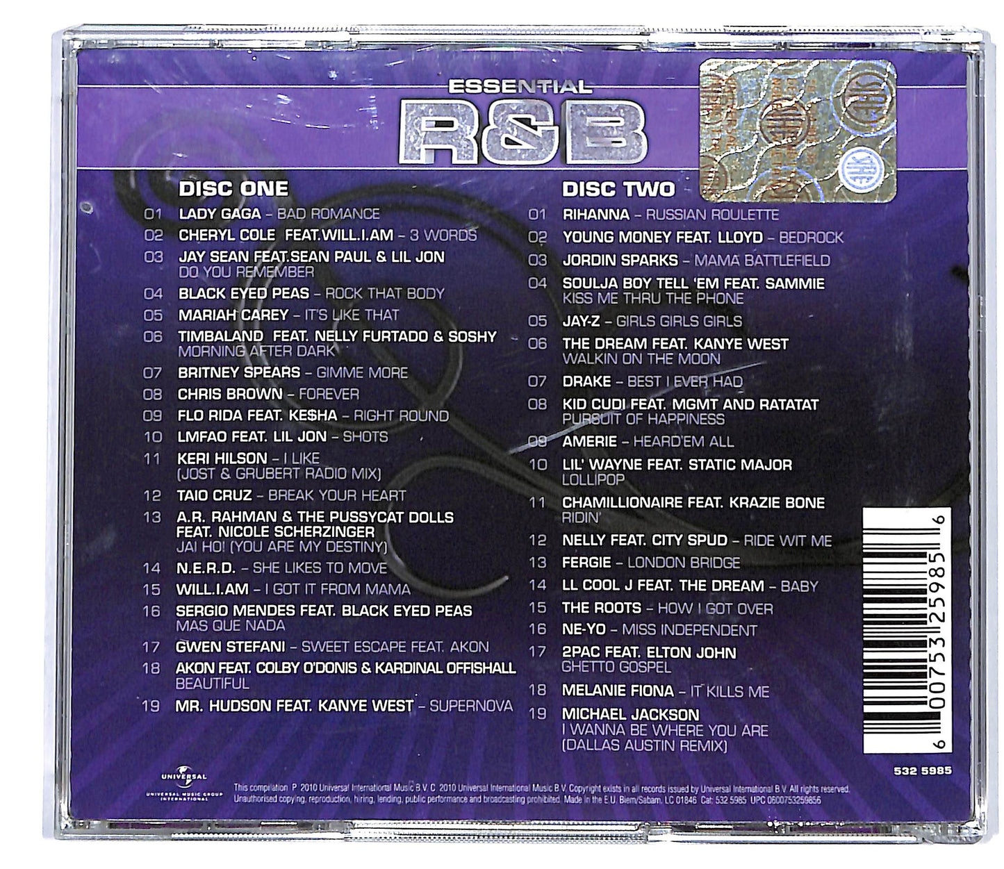 EBOND Various - Essential R&B CD CD117656