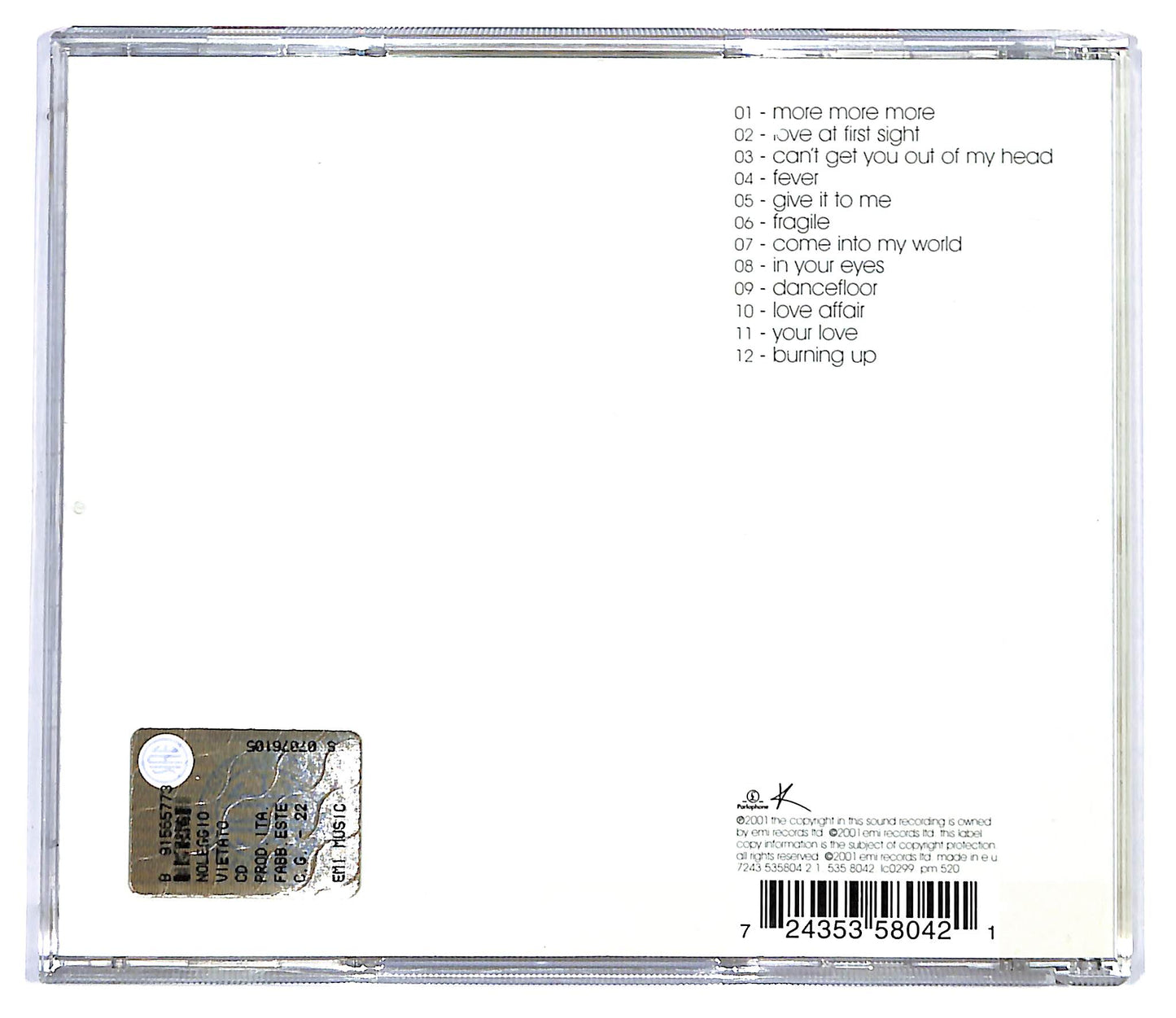 EBOND Kylie - Fever CD CD117742