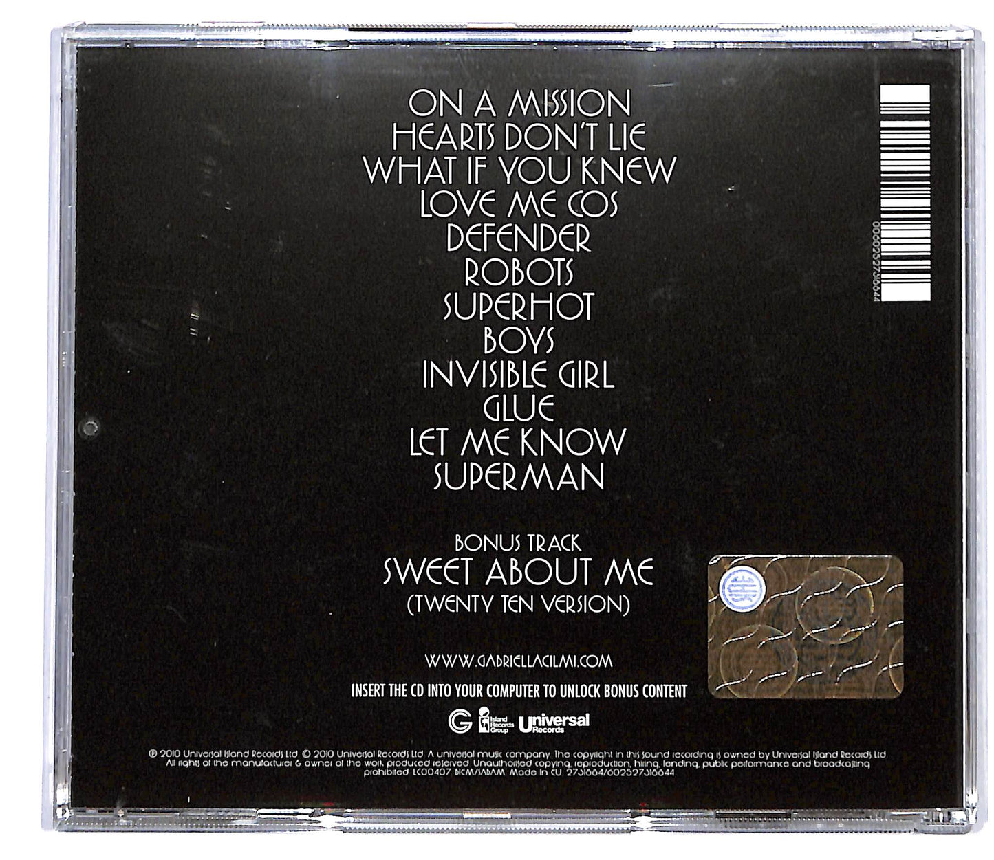 EBOND Gabriella Cilmi - Ten CD CD117751