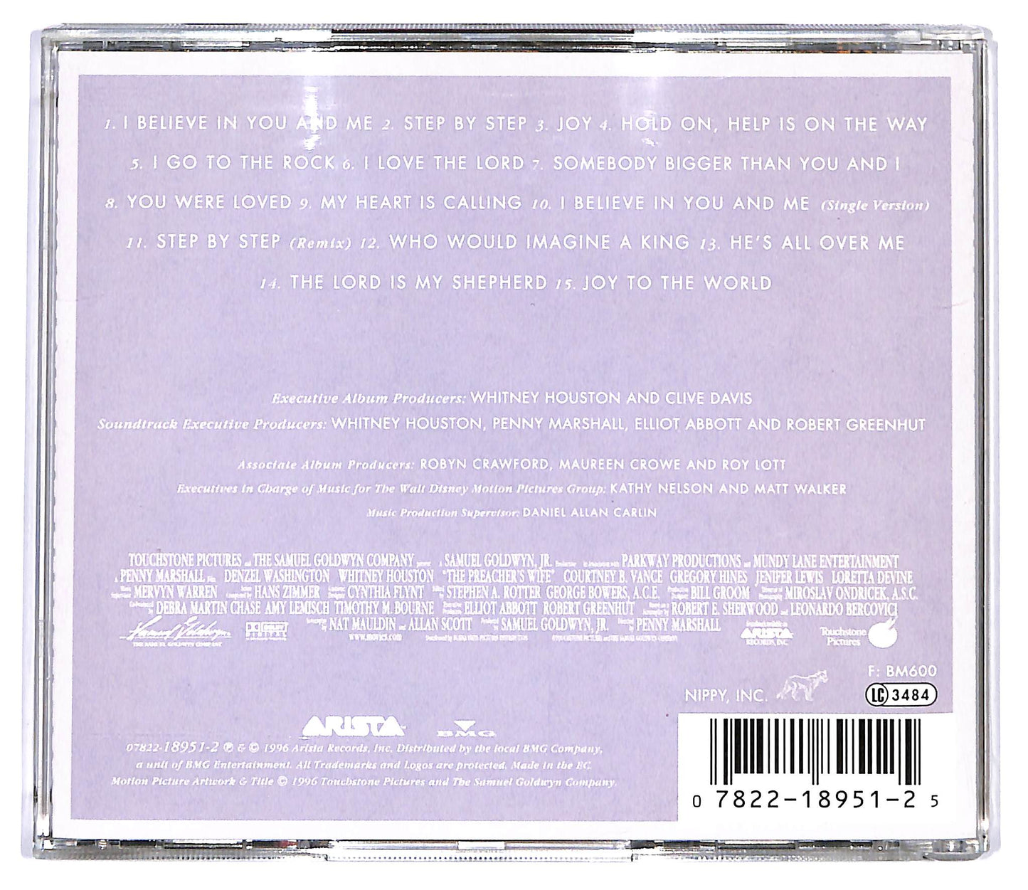 EBOND Whitney Houston - The Preacher's Wife (Soundtrack) CD CD117809