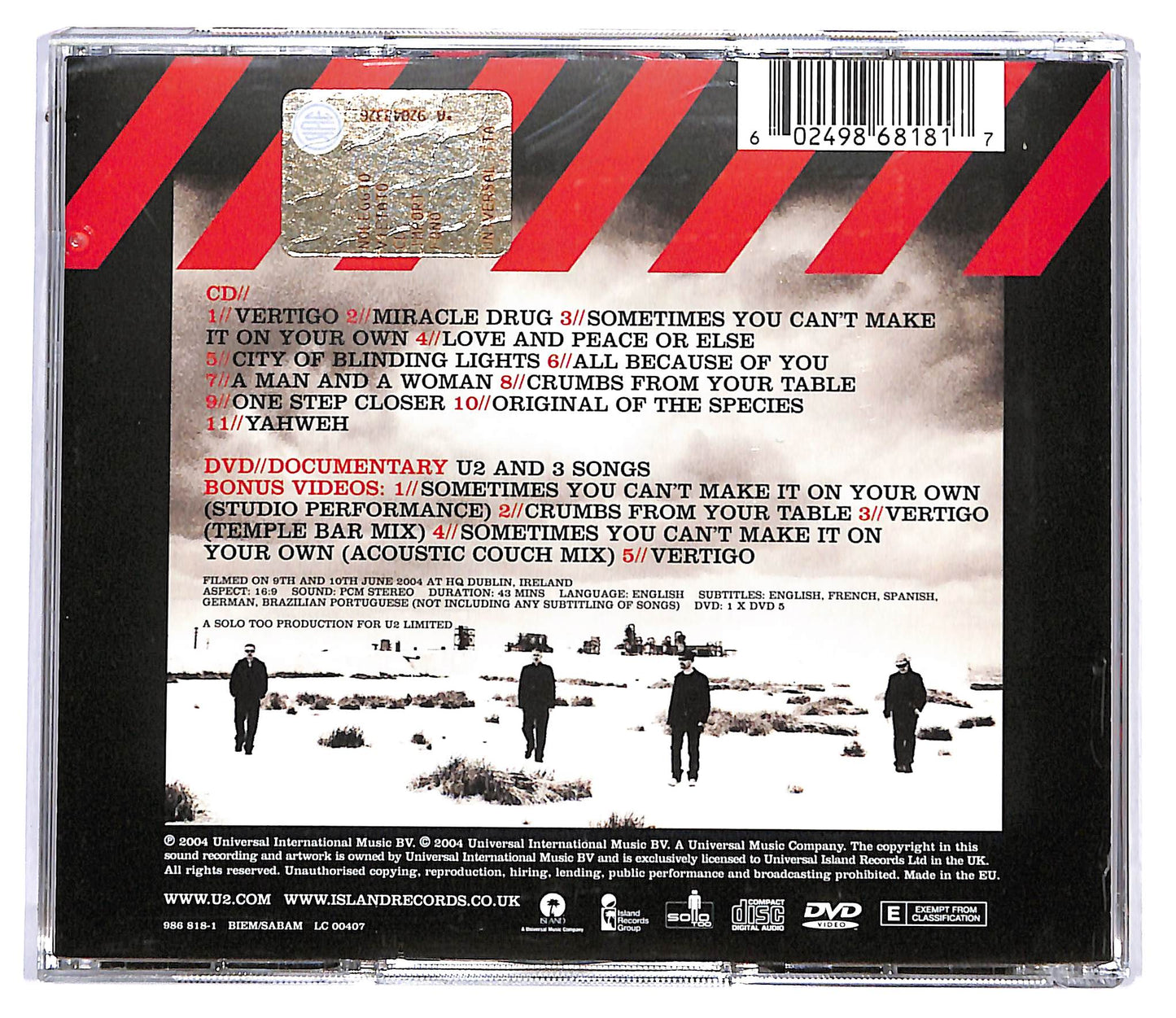 EBOND U2 - How To Dismantle An Atomic Bomb CD CD117846