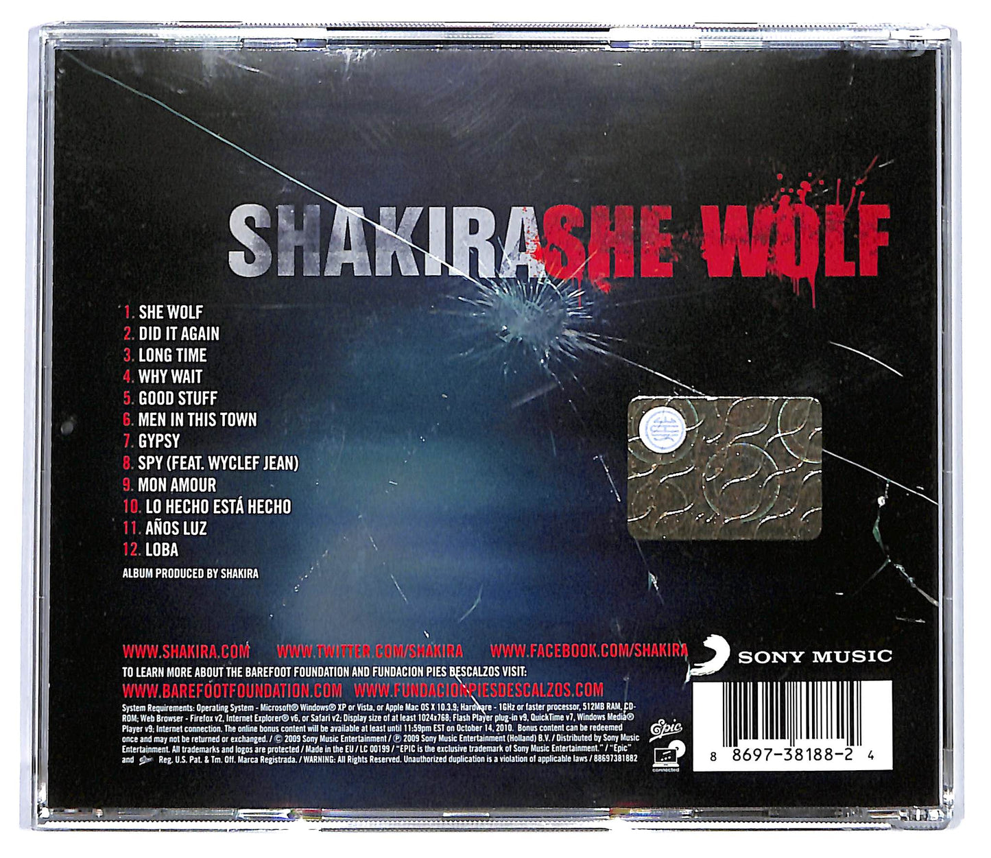 EBOND Shakira - She Wolf CD CD117864
