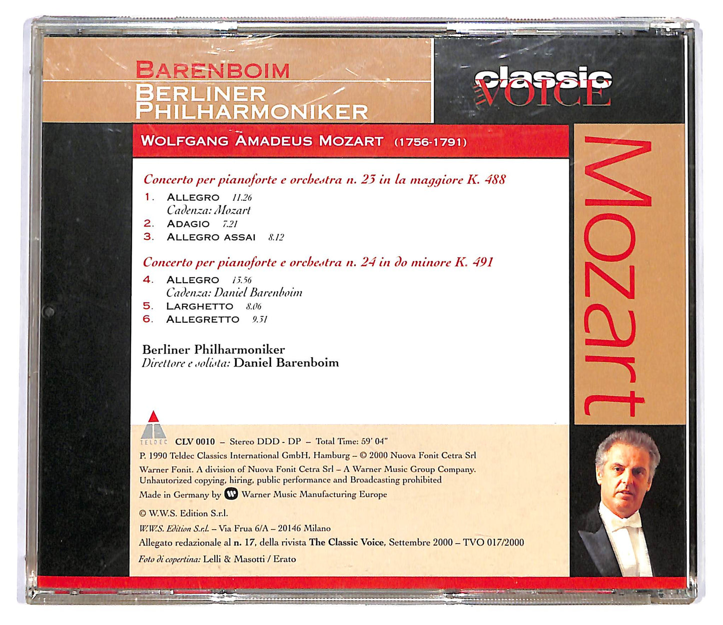 EBOND Mozart - Barenboim , Berliner Philharmoniker CD CD117919
