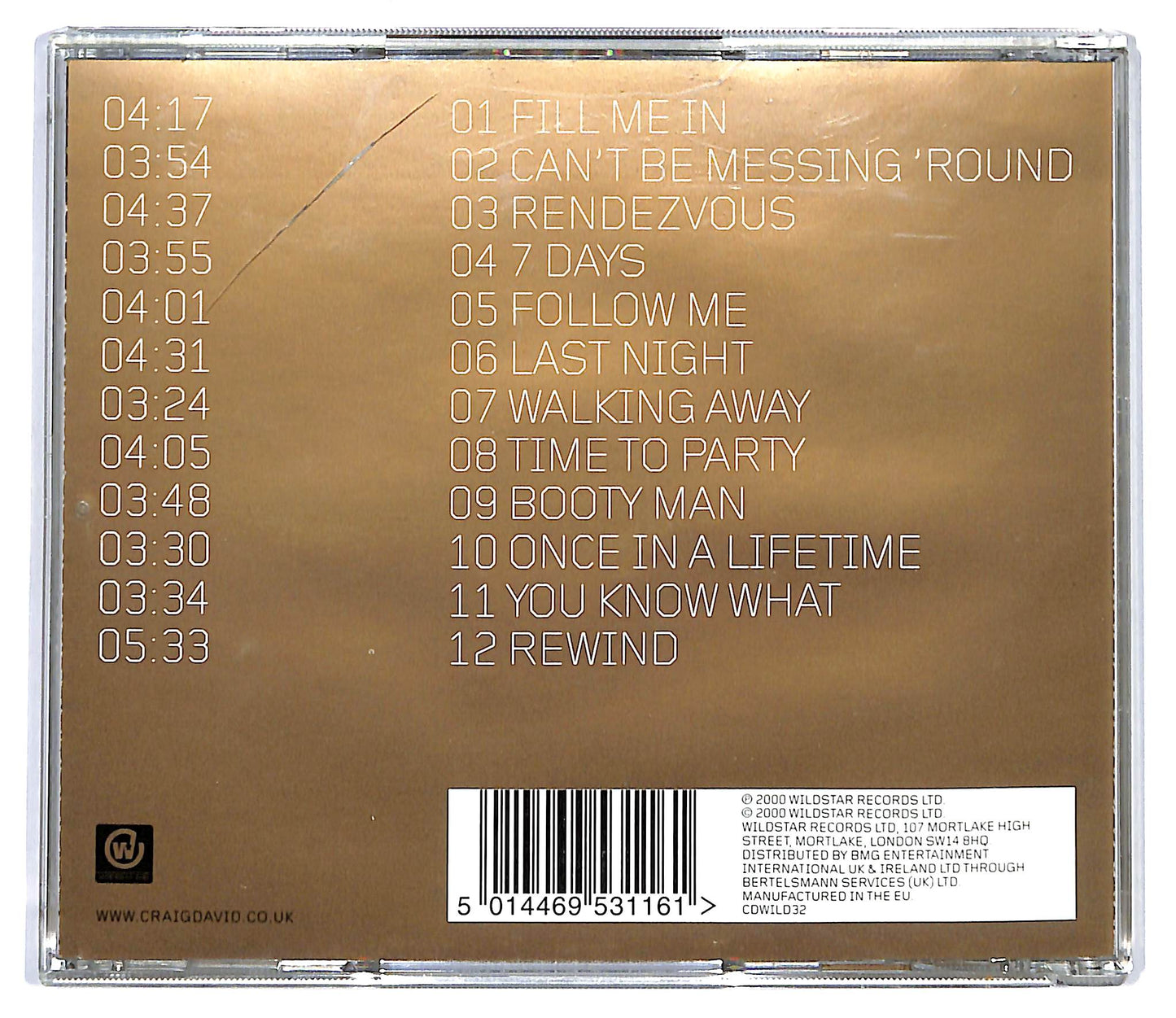 EBOND Craig David - Born To Do It CD CD118007