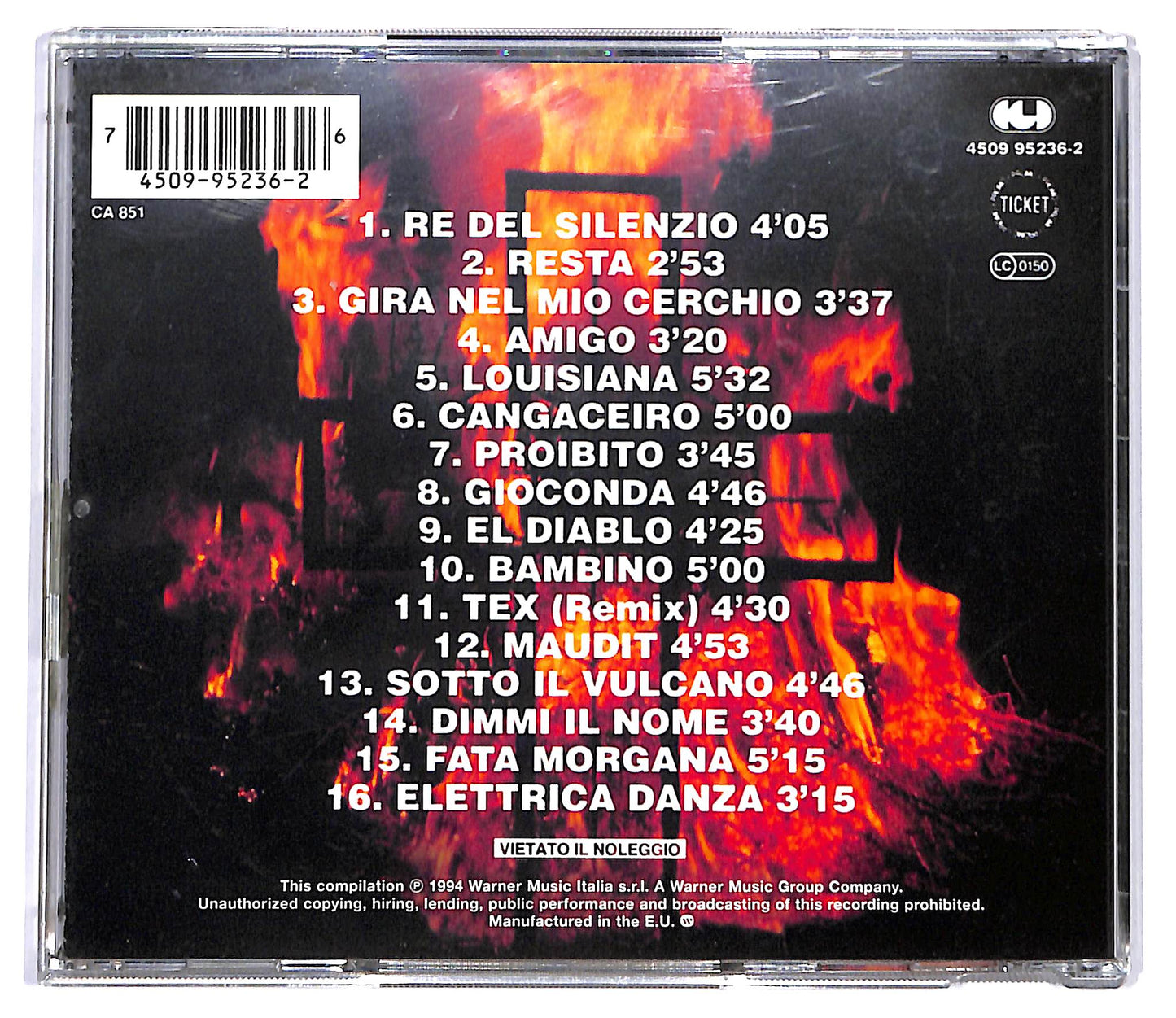 EBOND Litfiba - Re Del Silenzio CD CD118010
