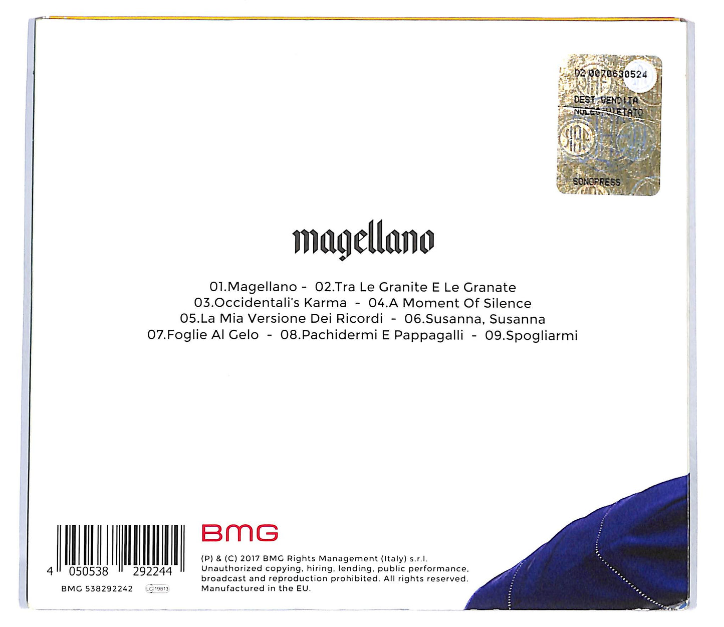 EBOND Francesco Gabbani - Magellano DIGIPACK CD CD118023