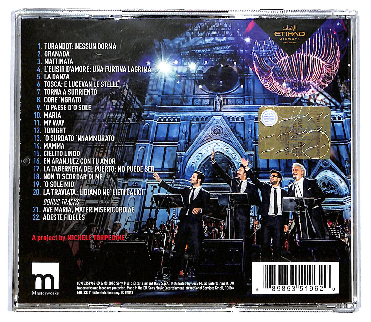 EBOND Il Volo Placido Domingo - A Tribute To The Three Tenors CD CD118035