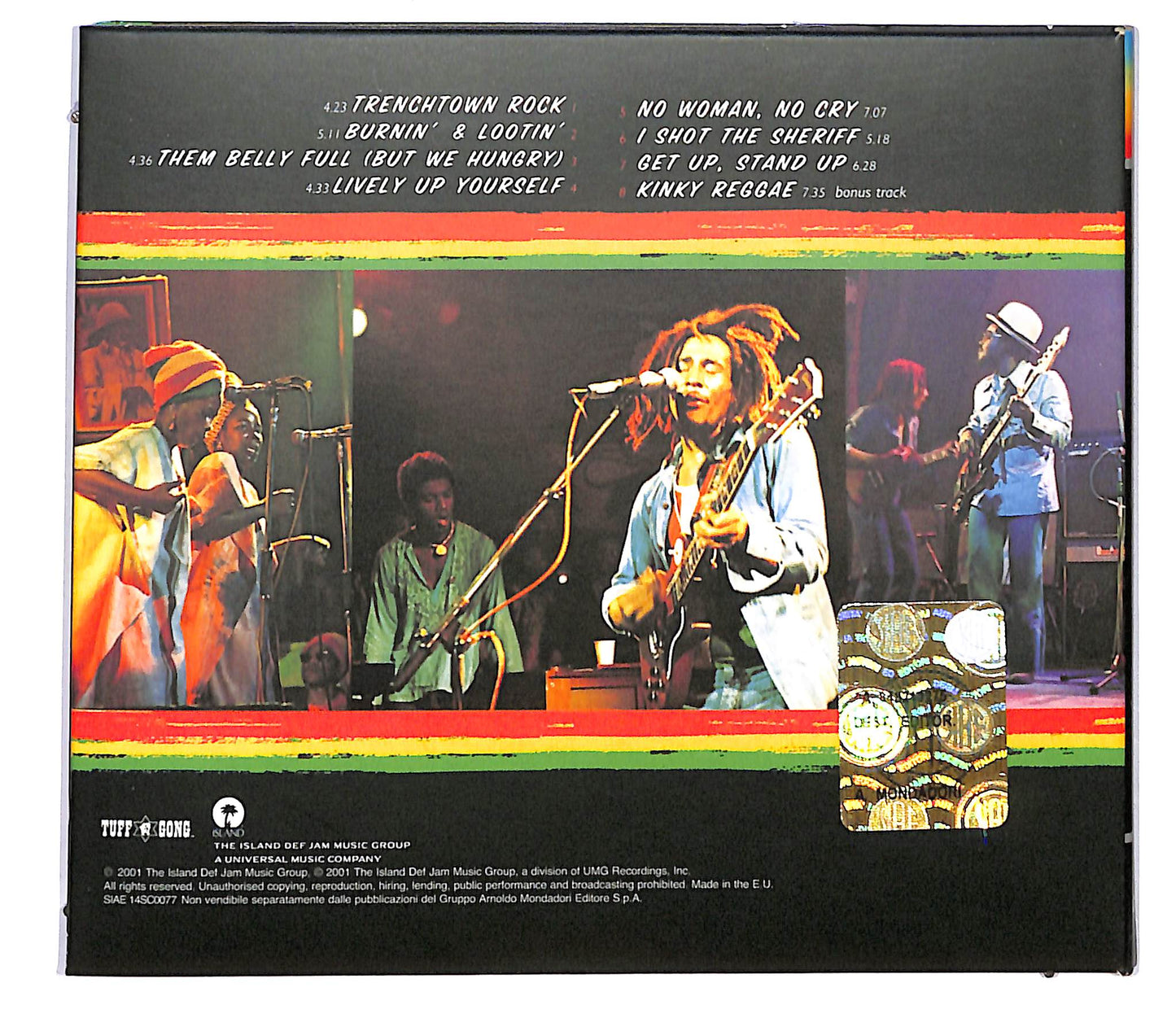 EBOND Bob Marley & The Wailers - Live! DIGIPACK EDITORIALE CD CD118057