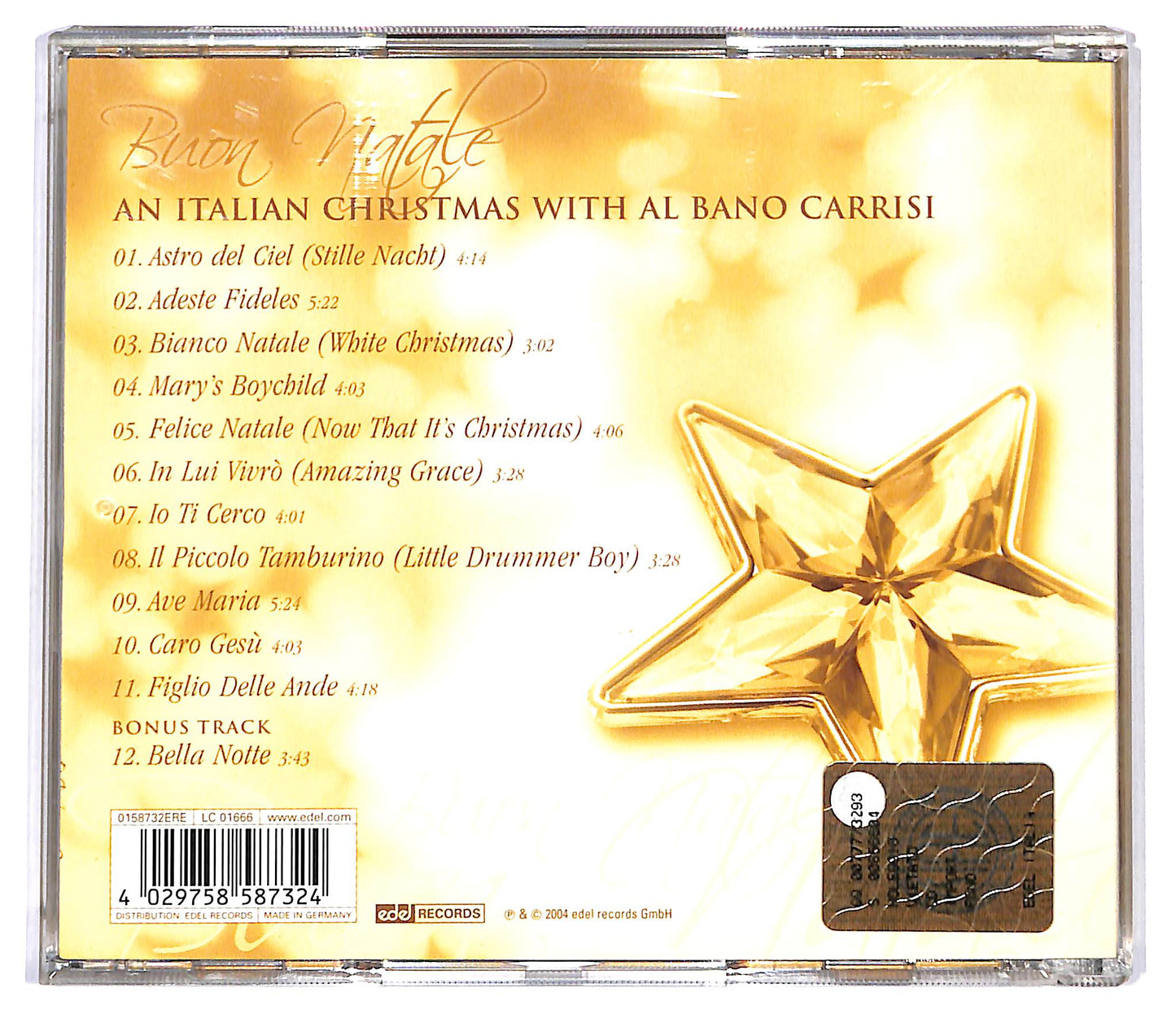 EBOND Al Bano Carrisi - Buon Natale CD CD118069