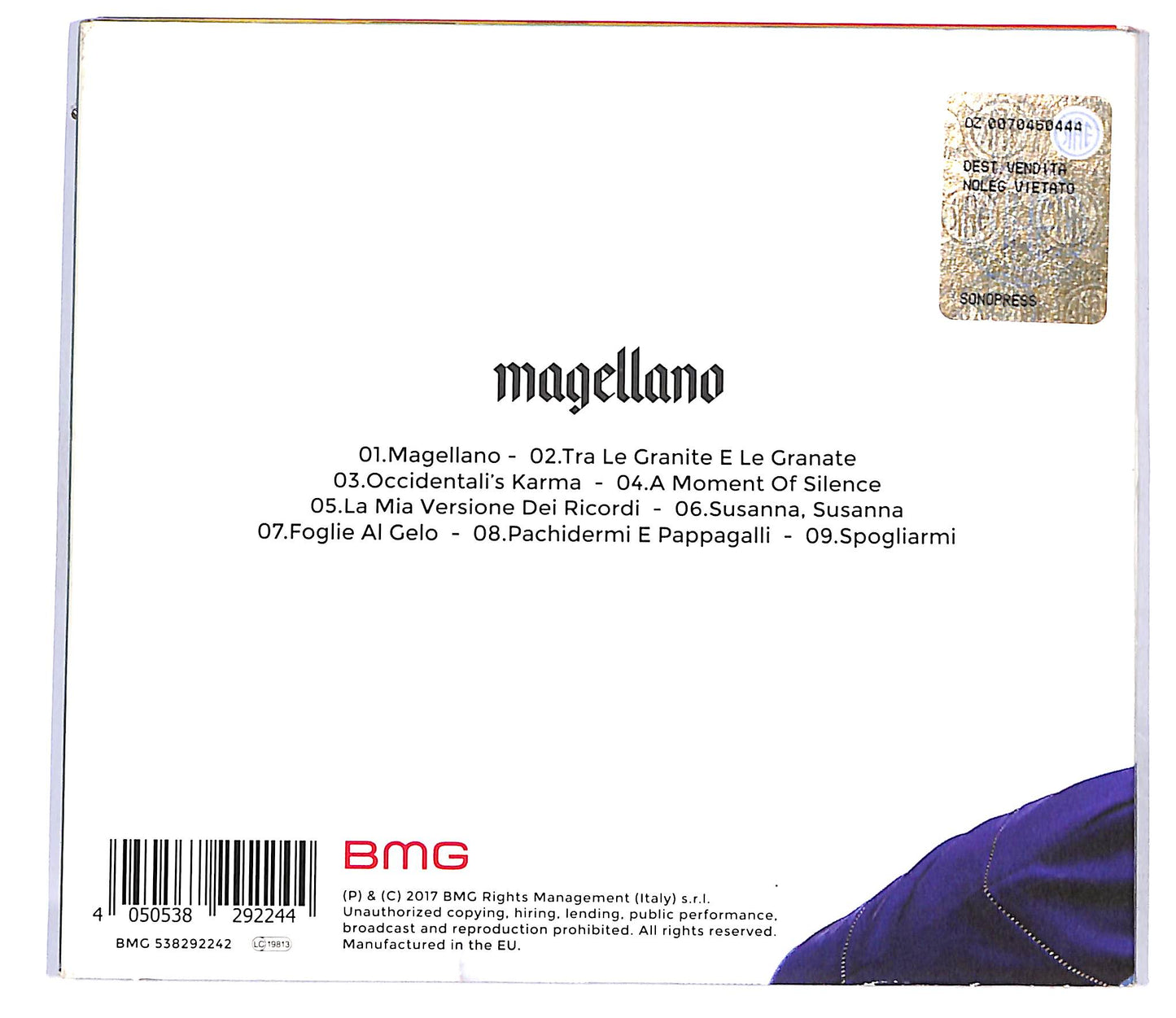 EBOND Francesco Gabbani - Magellano DIGIPACK CD CD118119