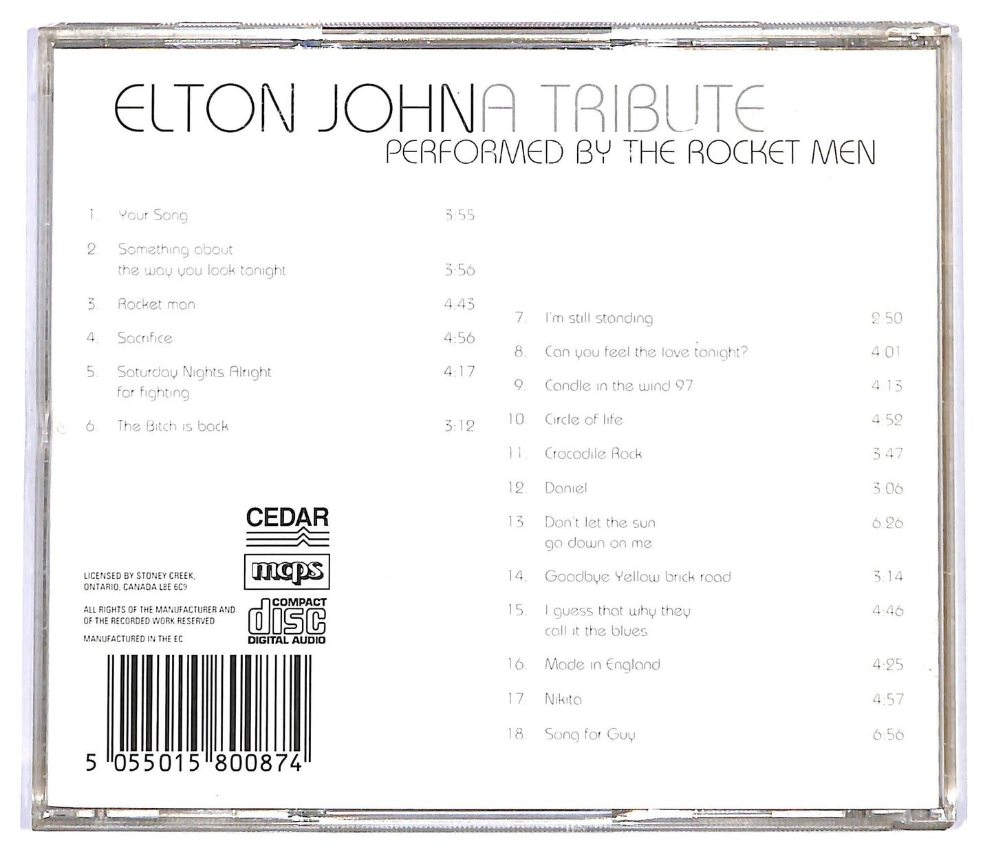 EBOND Elton John a Tribute - Performed By The Rocket Men CD CD118124