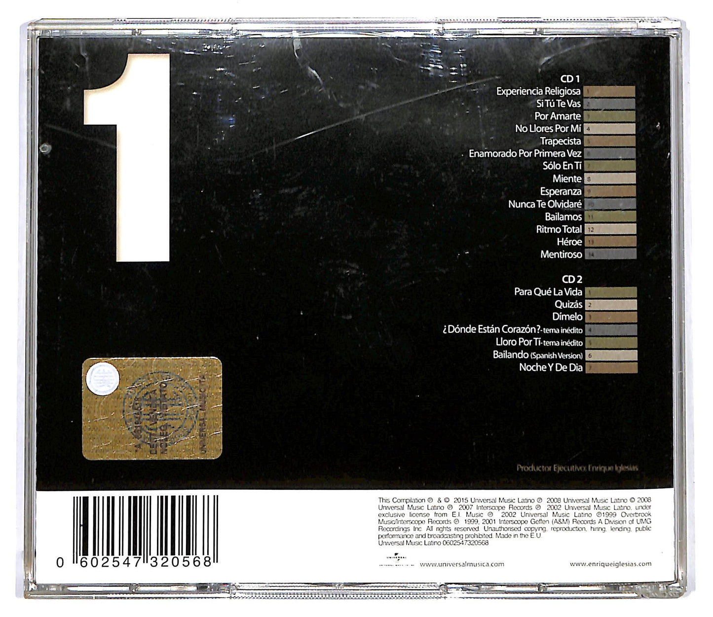 EBOND Enrique Iglesias - 1 CD CD118250