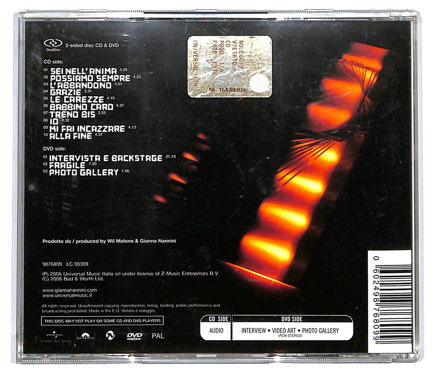 EBOND Gianna Nannini - Grazie EDIZIONE SPECIALE CD CD118304