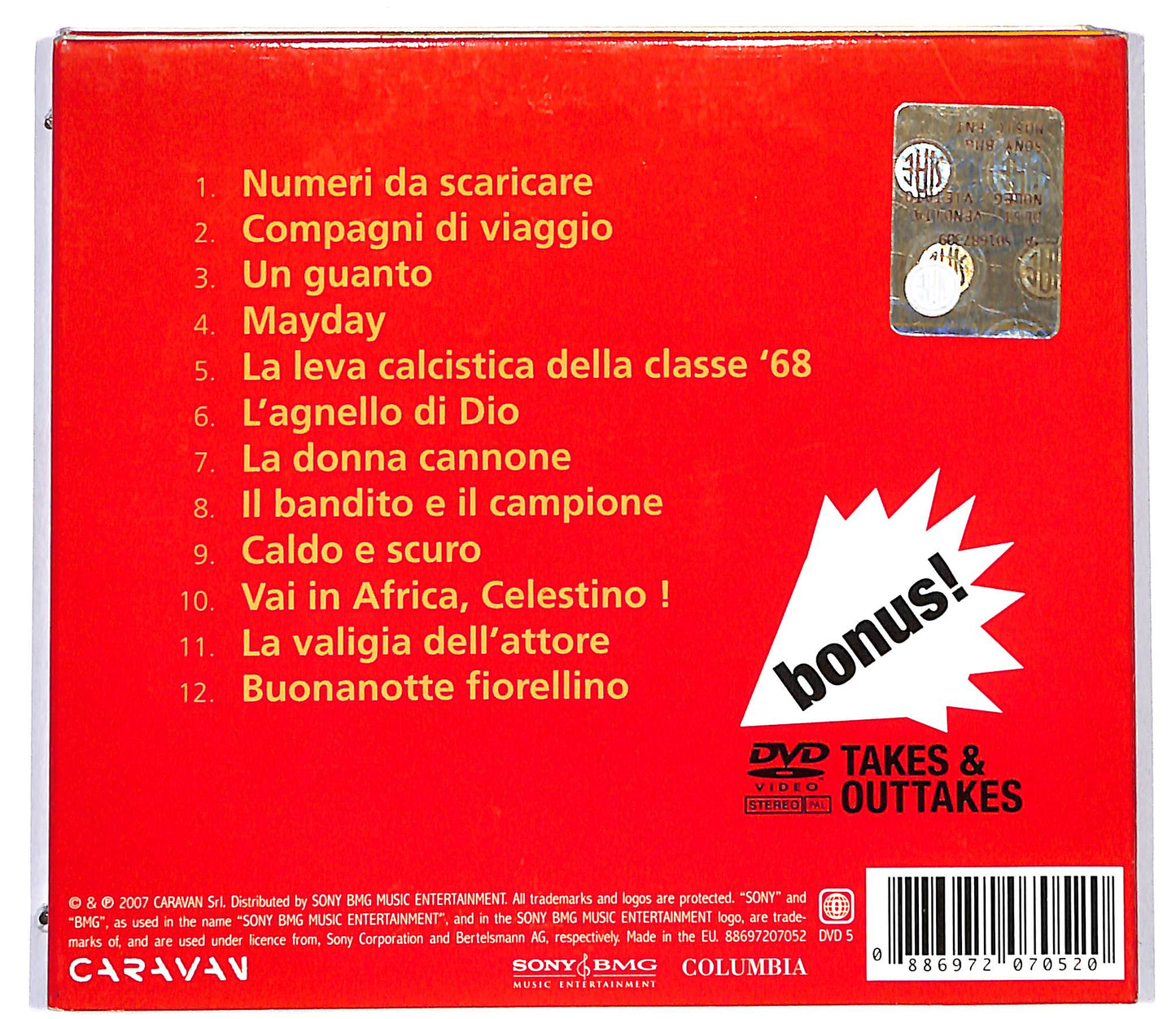 EBOND Francesco De Gregori - Left & Right DIGIPACK CD CD118333