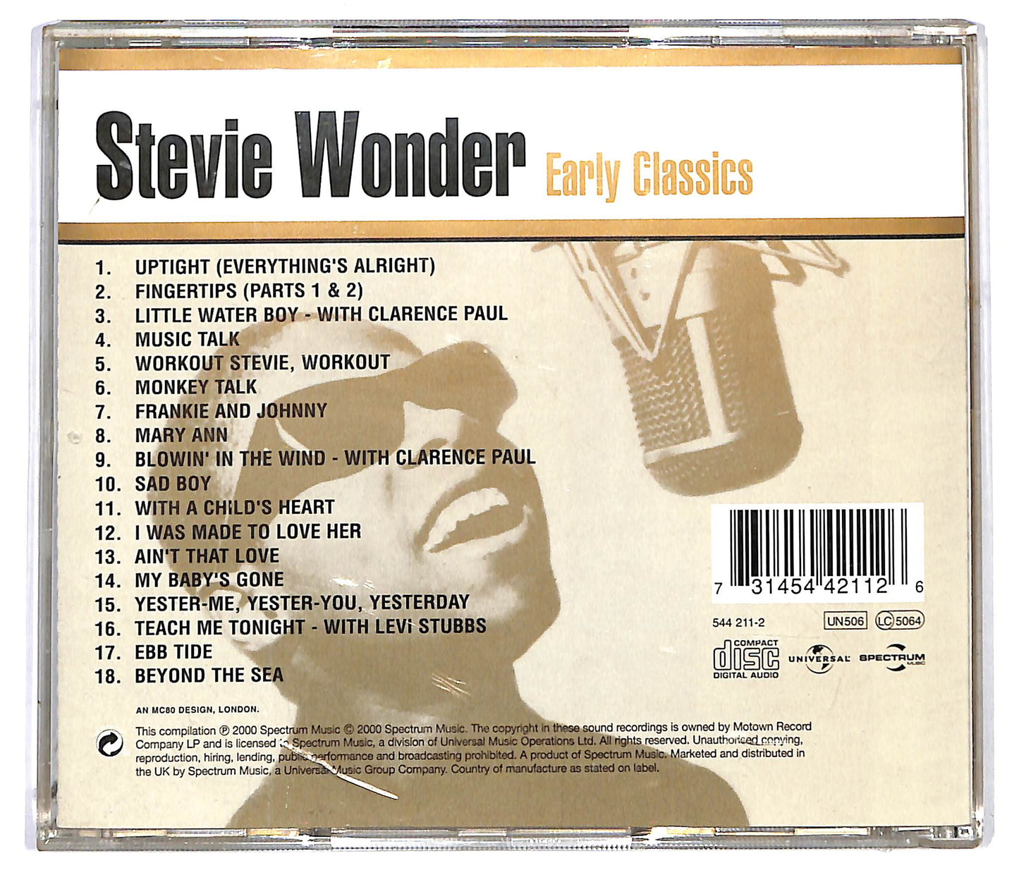 EBOND Stevie Wonder - Early Classics CD CD118337