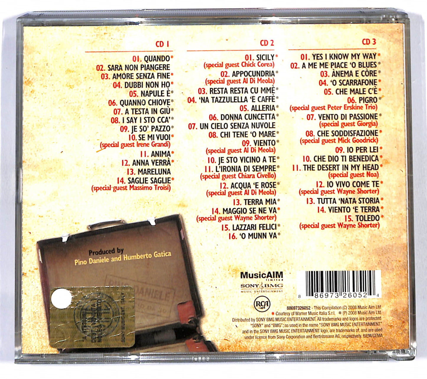 EBOND Pino Daniele - Ricomincio Da 30 CD CD118401