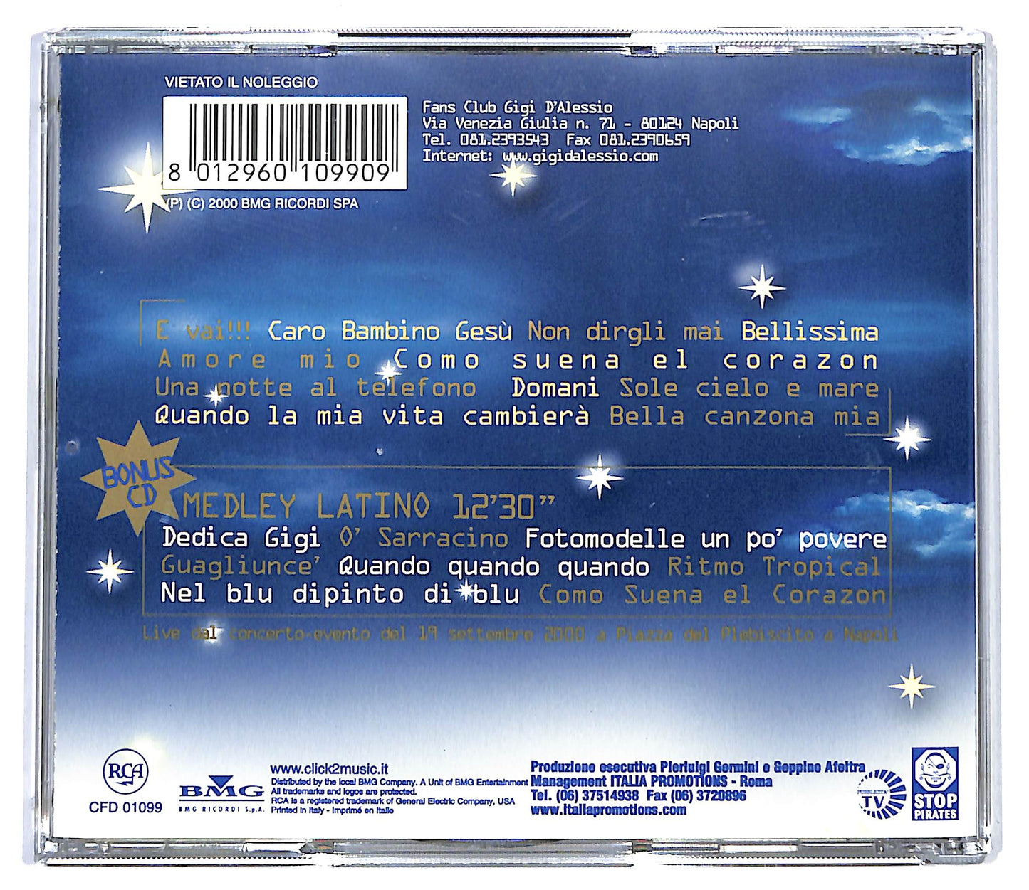 EBOND Gigi D'Alessio - Quando La Mia Vita Cambiera CD CD118420