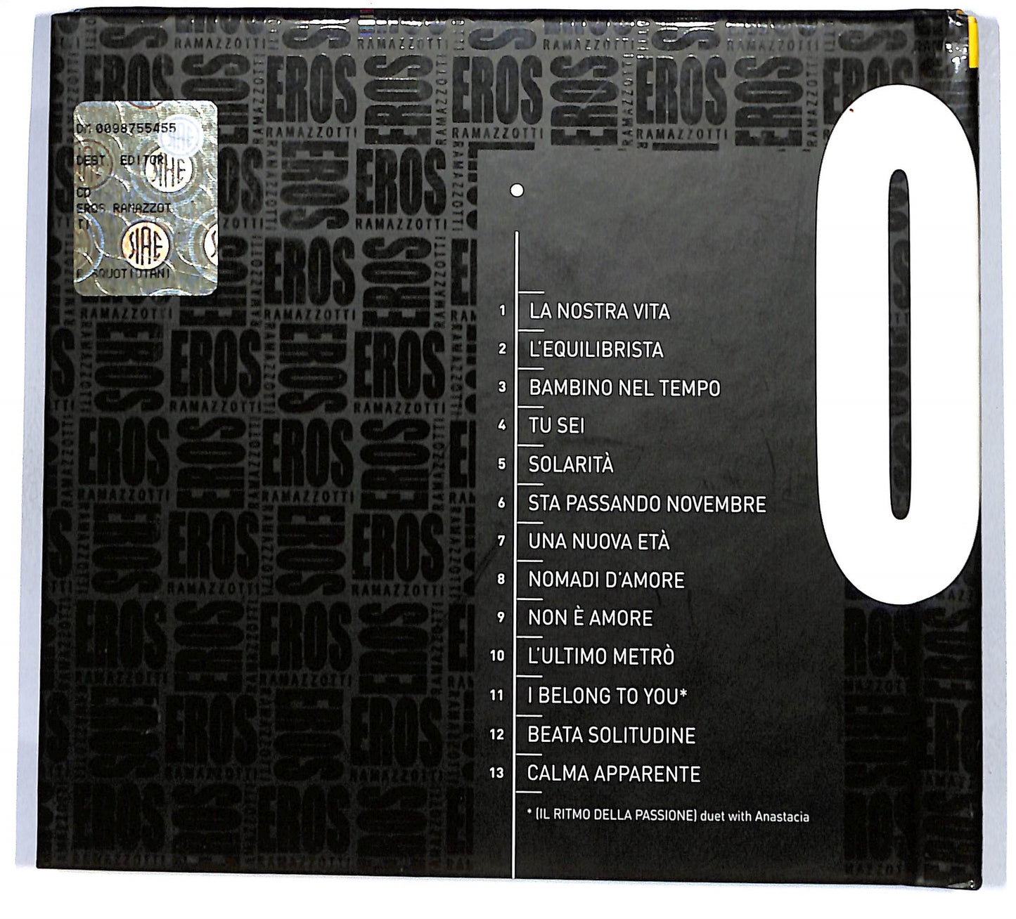 EBOND Eros Ramazzotti - Calma Apparente EDITORIALE CD CD118432