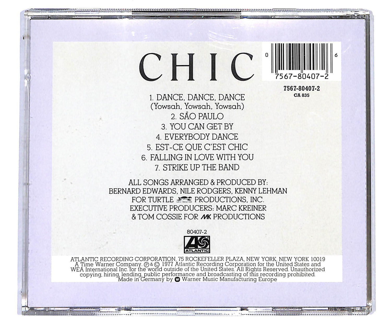 EBOND Chic - Chic CD CD118441