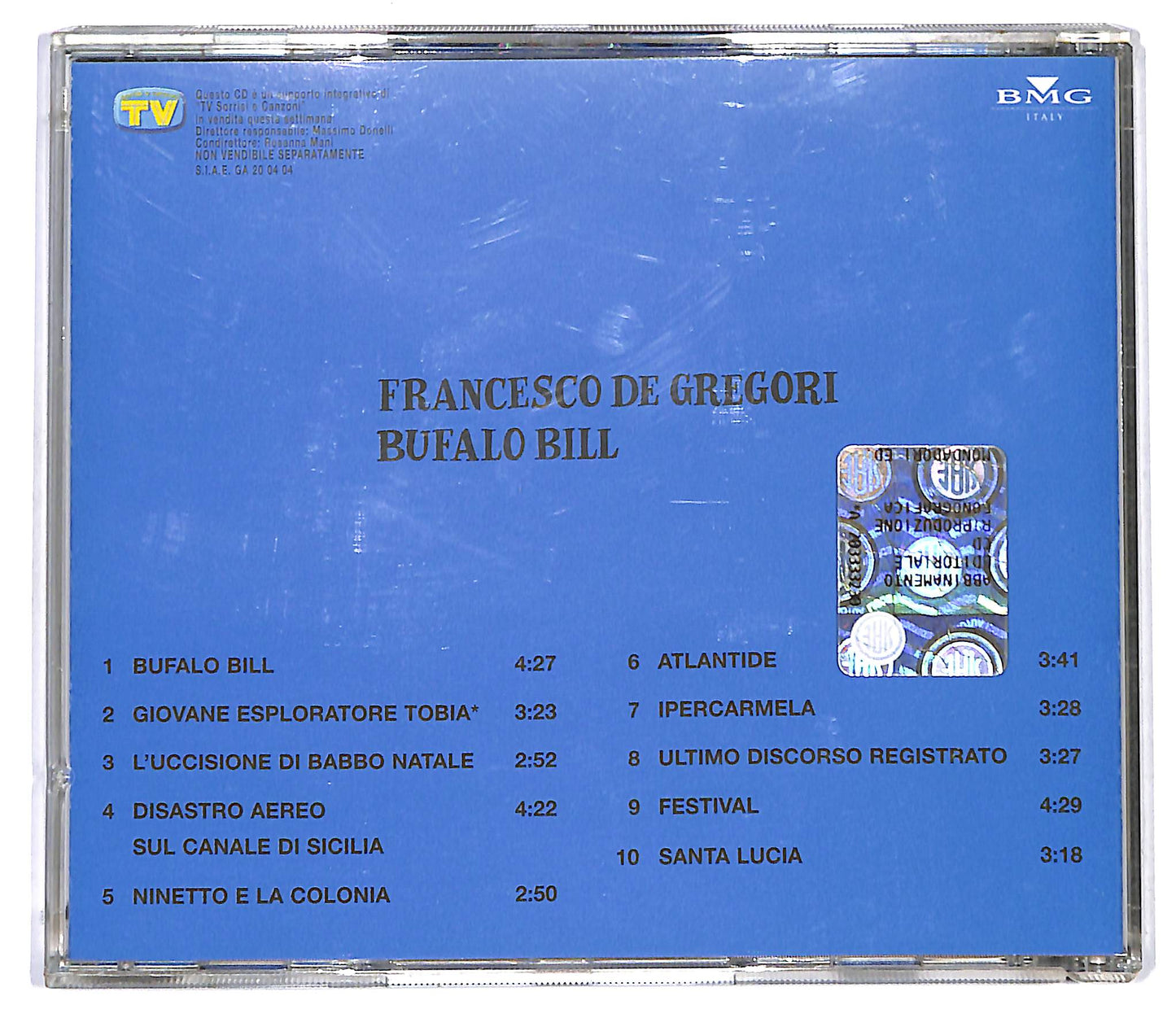 EBOND Francesco De Gregori - Bufalo Bill CD CD118552