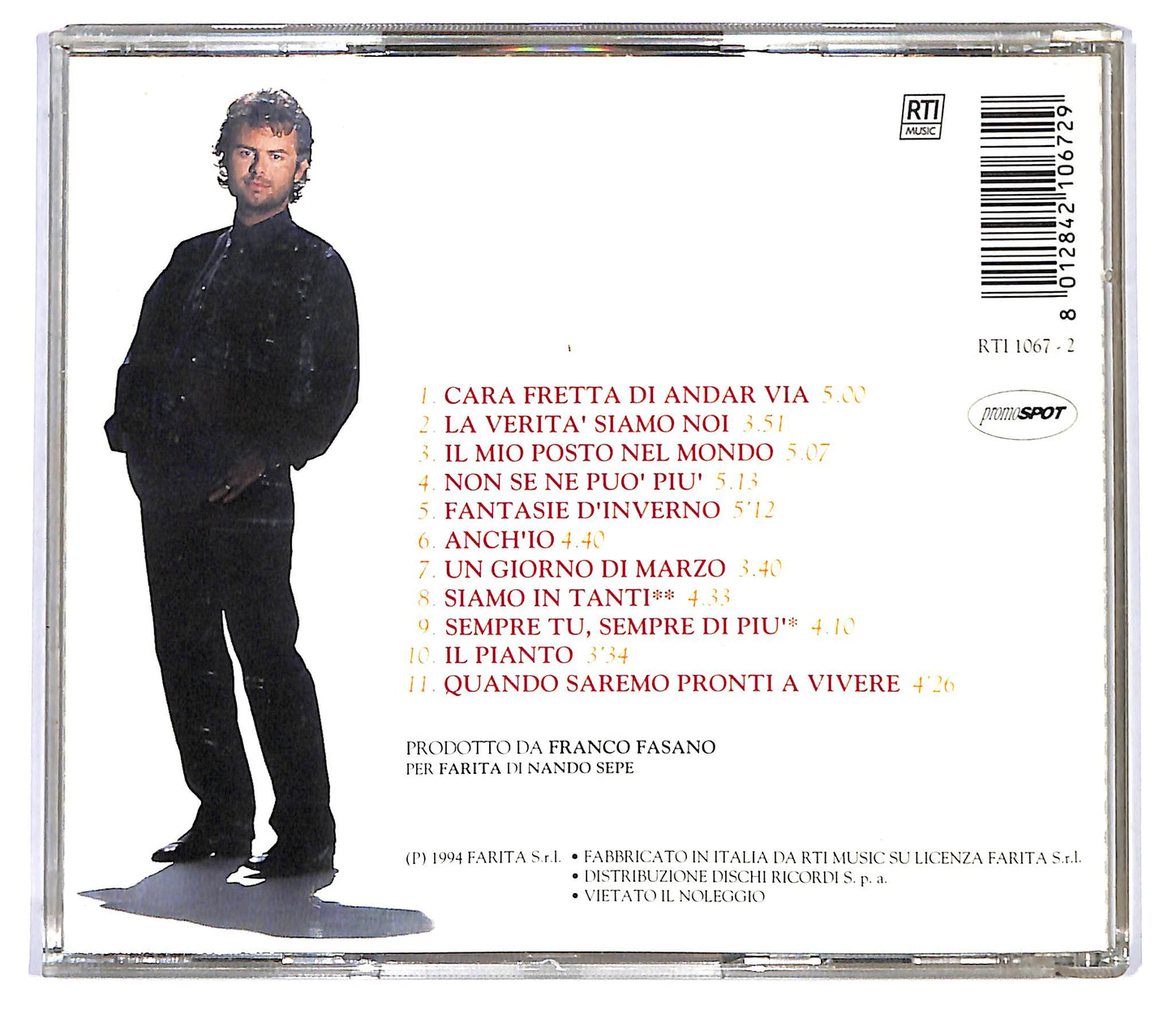 EBOND Franco Fasano - Qualunque Sia La Verita CD CD118824