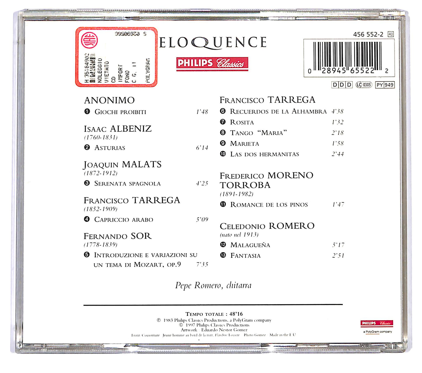 EBOND Pepe Romero - Giochi Proibiti CD CD118834