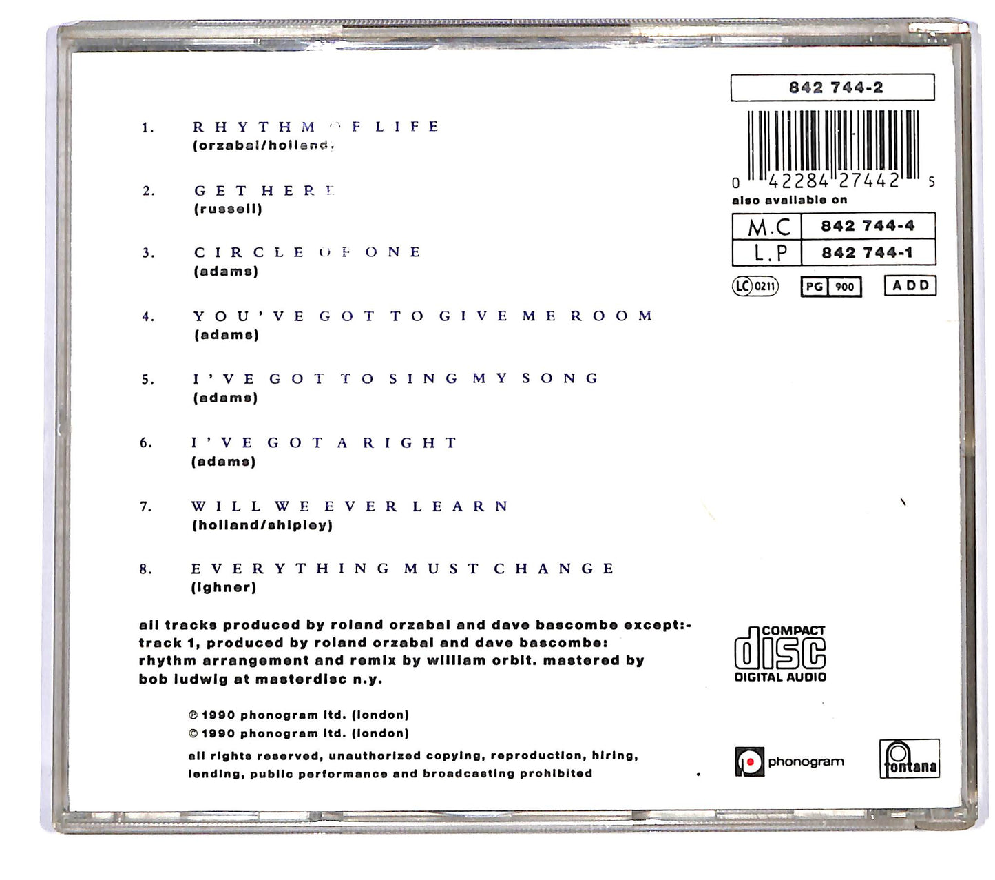 EBOND Oleta Adams - Circle Of One CD CD118858