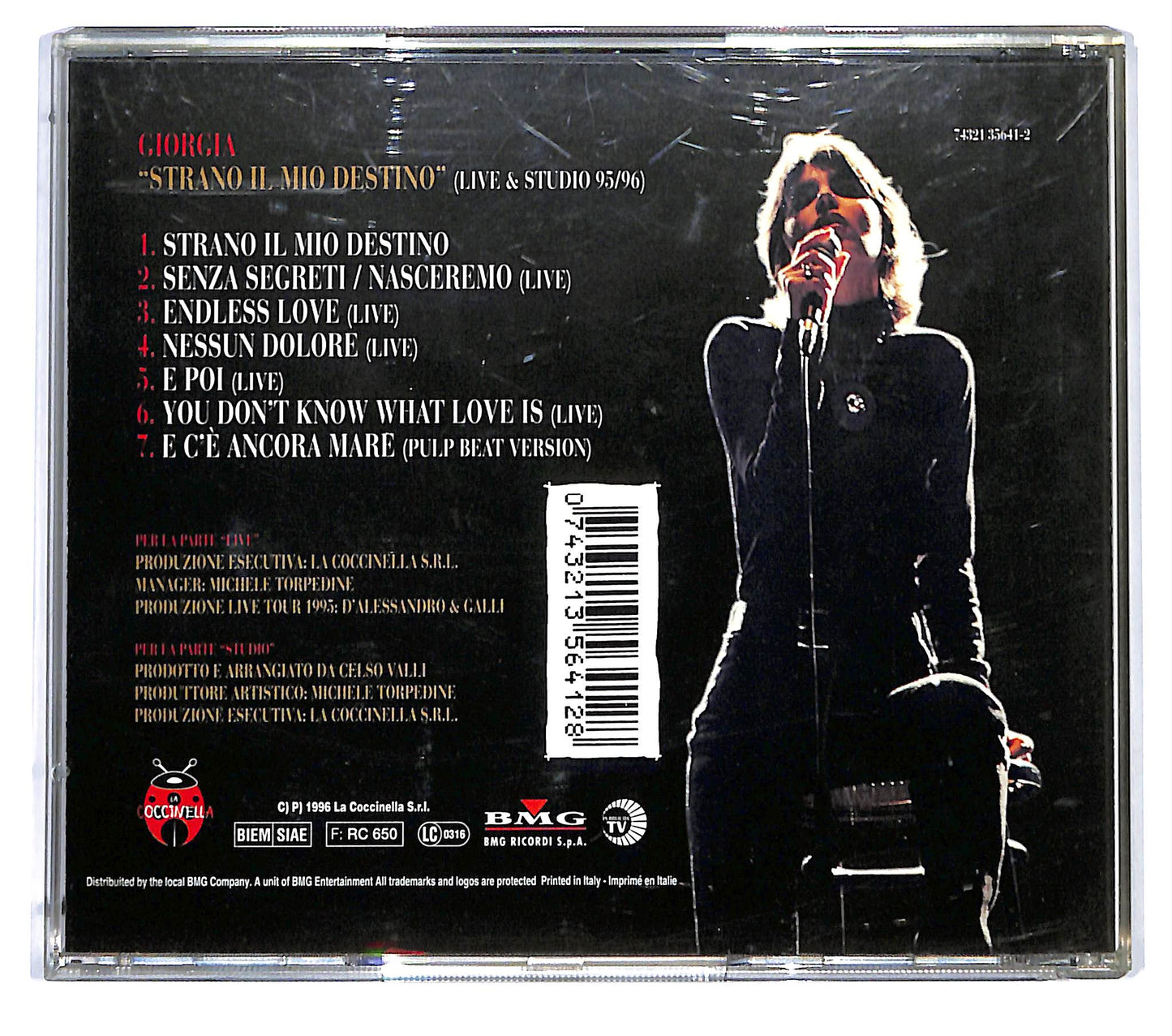 EBOND Giorgia - Strano Il Mio Destino (Live & Studio 95/96) CD CD118911