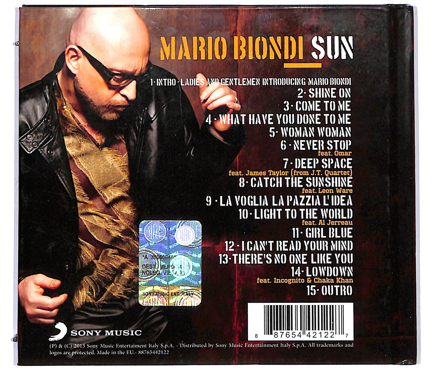 EBOND Mario Biondi - Sun DIGIPACK CD CD119009