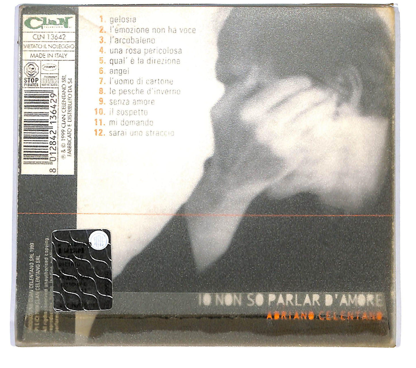 EBOND Adriano Celentano - Io Non So Parlar D'Amore DIGIPACK CD CD119116