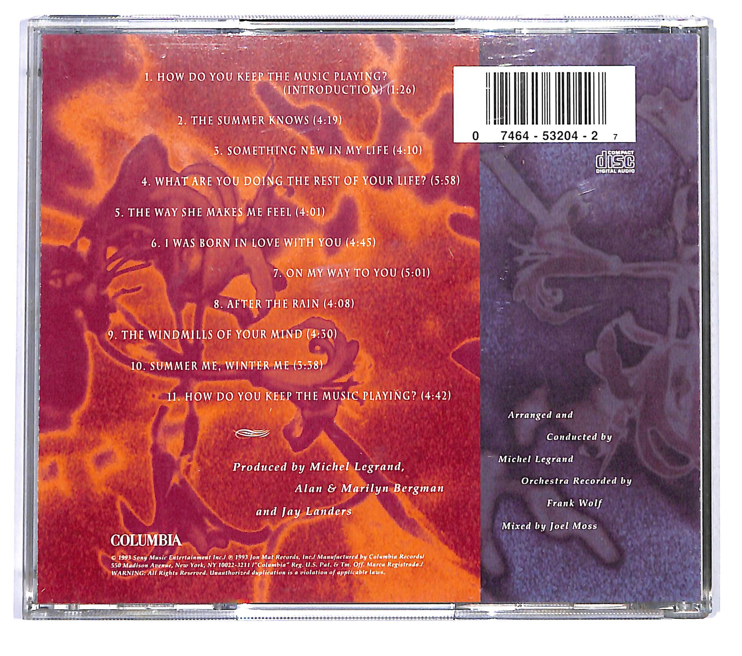 EBOND Johnny Mathis - How Do You Keep The Music Playing CD CD119141