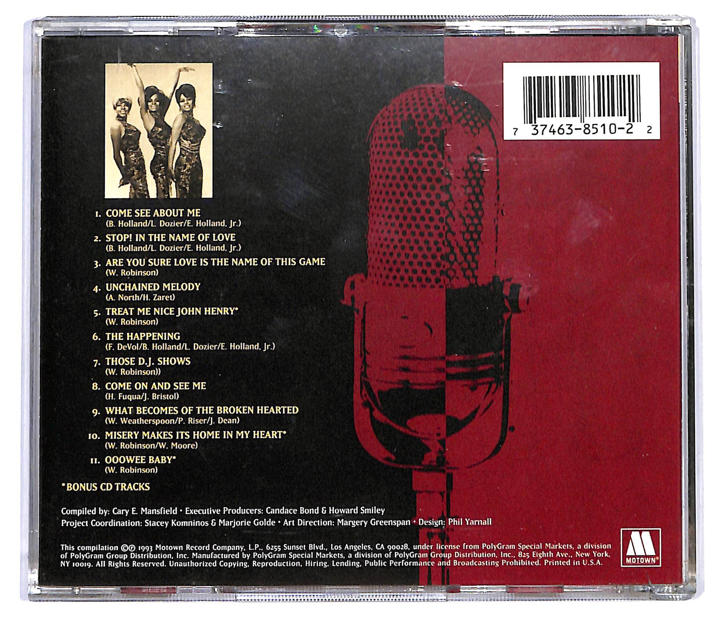 EBOND Diana Ross & The Supremes - Motown Legends: Come See About Me CD CD119165