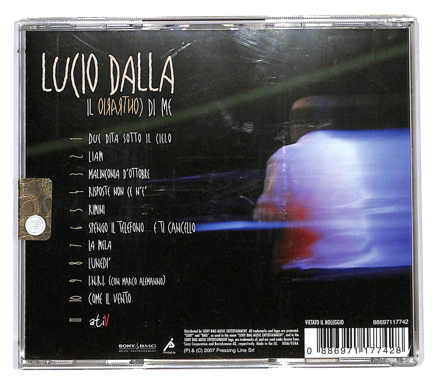 EBOND Lucio Dalla - Il Contrario Di Me CD CD119340