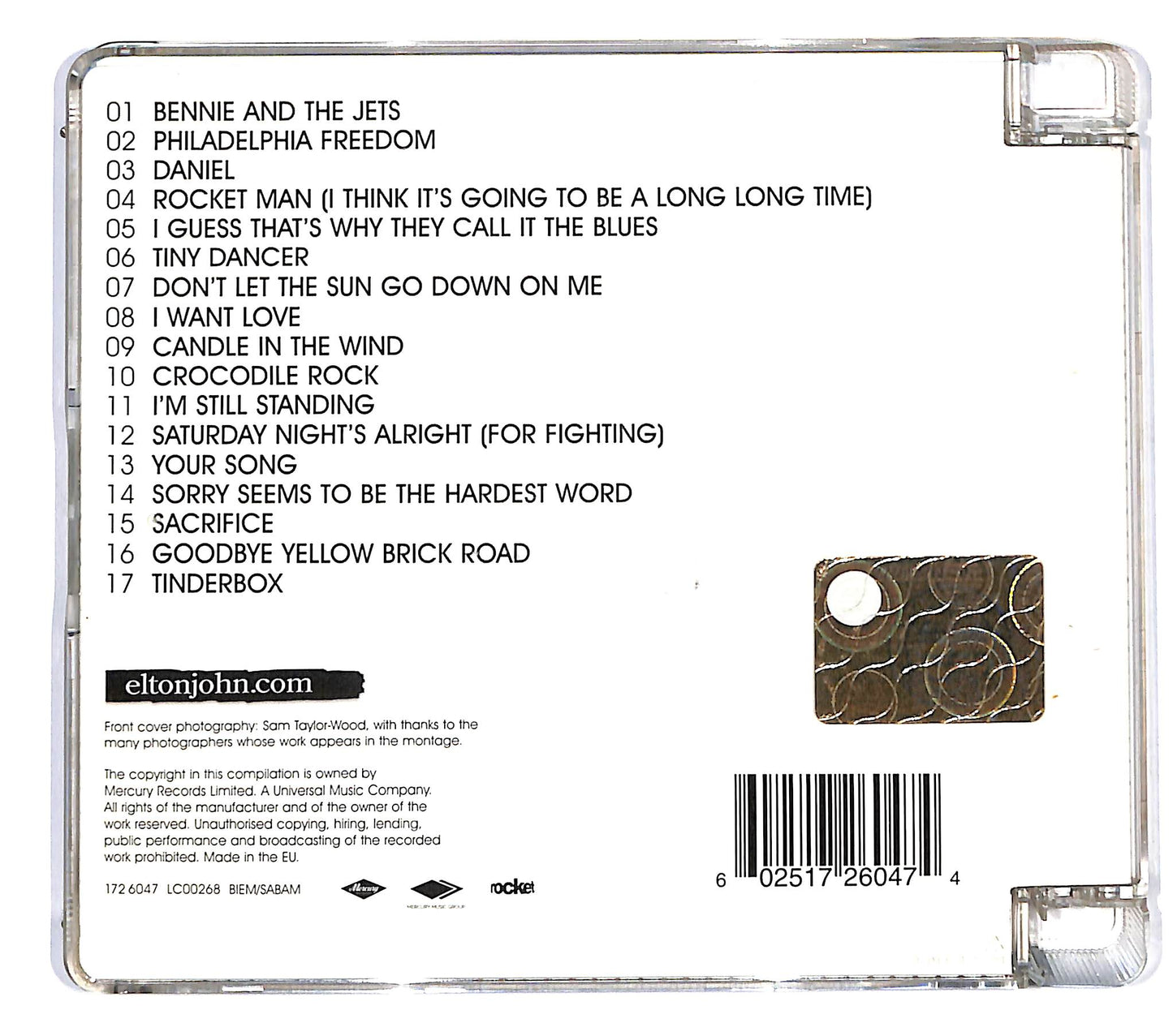 EBOND Elton John - Rocket Man - The Definitive Hits SJB CD CD119344