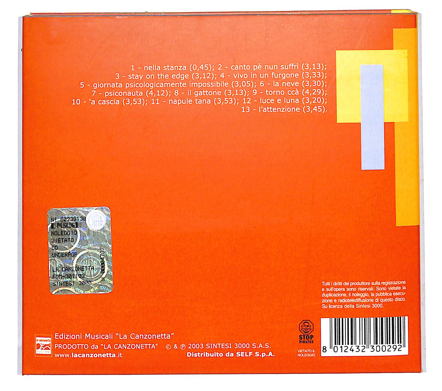 EBOND 24 Grana - Underpop DIGIPACK CD CD119351